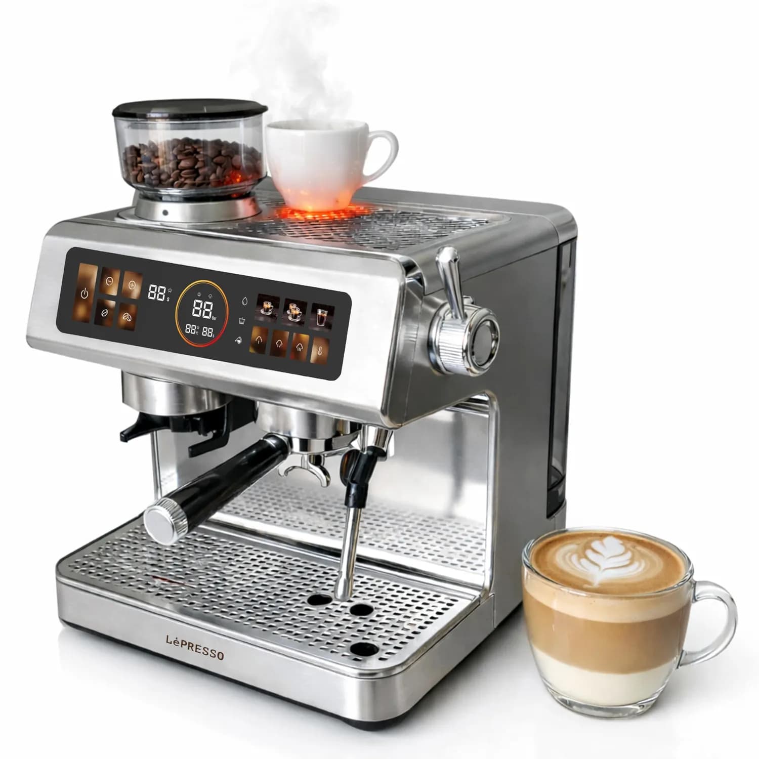 LePresso Coffee Machine - Dual Boiler, 20 Bar, Deliziosa 1 LePresso Coffee Machine - Dual Boiler, 20 Bar, Deliziosa 1