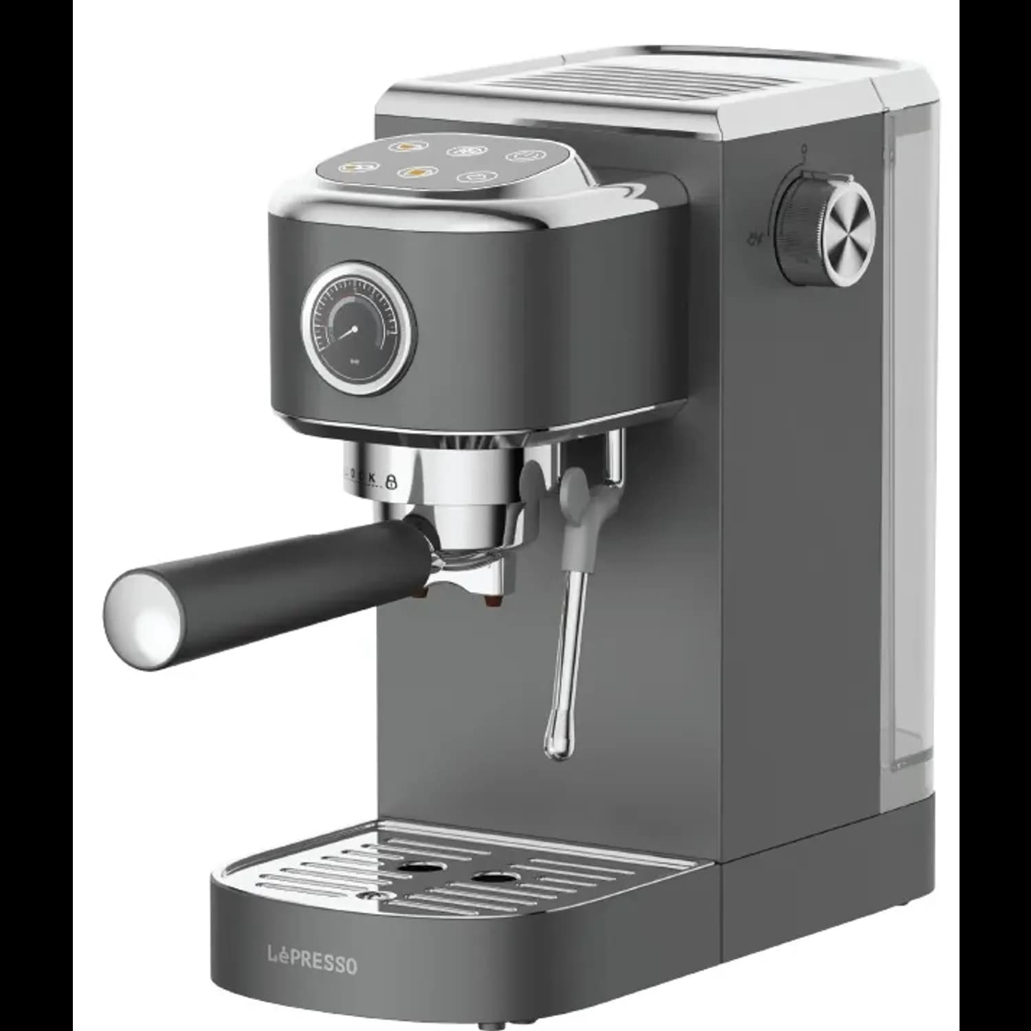 LePresso Coffee Machine 20Bar, Virtuoso - Grey 1 LePresso Coffee Machine 20Bar, Virtuoso - Grey 1