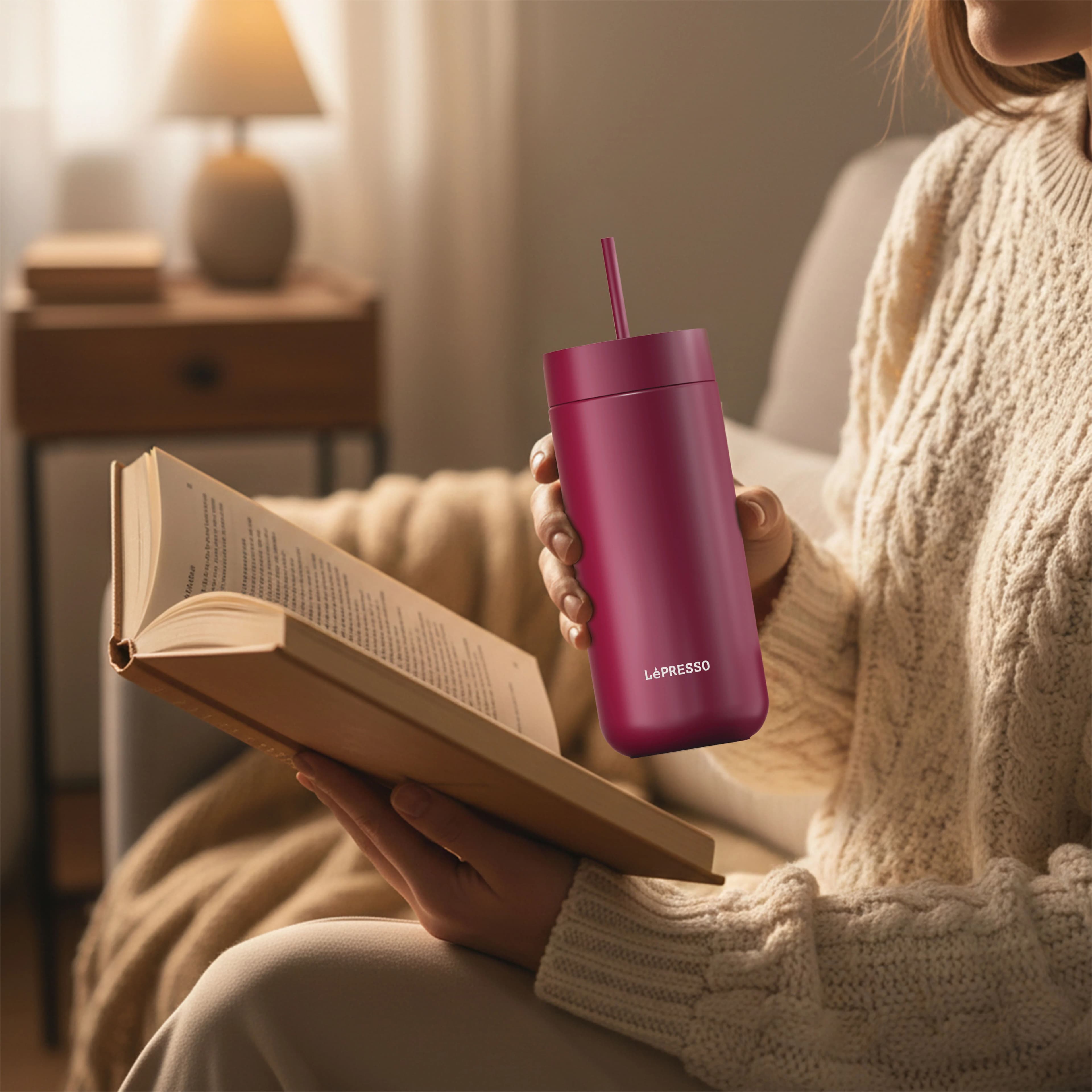 Lepresso TripleQuench 3-In-1 Lid Tumbler 3