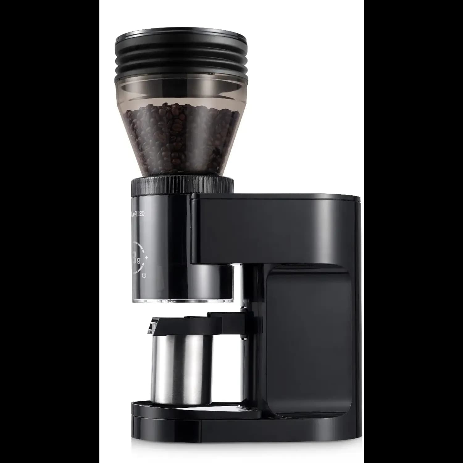 LePresso Coffee Grinder - Digital Weight Control, 60 Settings, Black 1 LePresso Coffee Grinder - Digital Weight Control, 60 Settings, Black 1