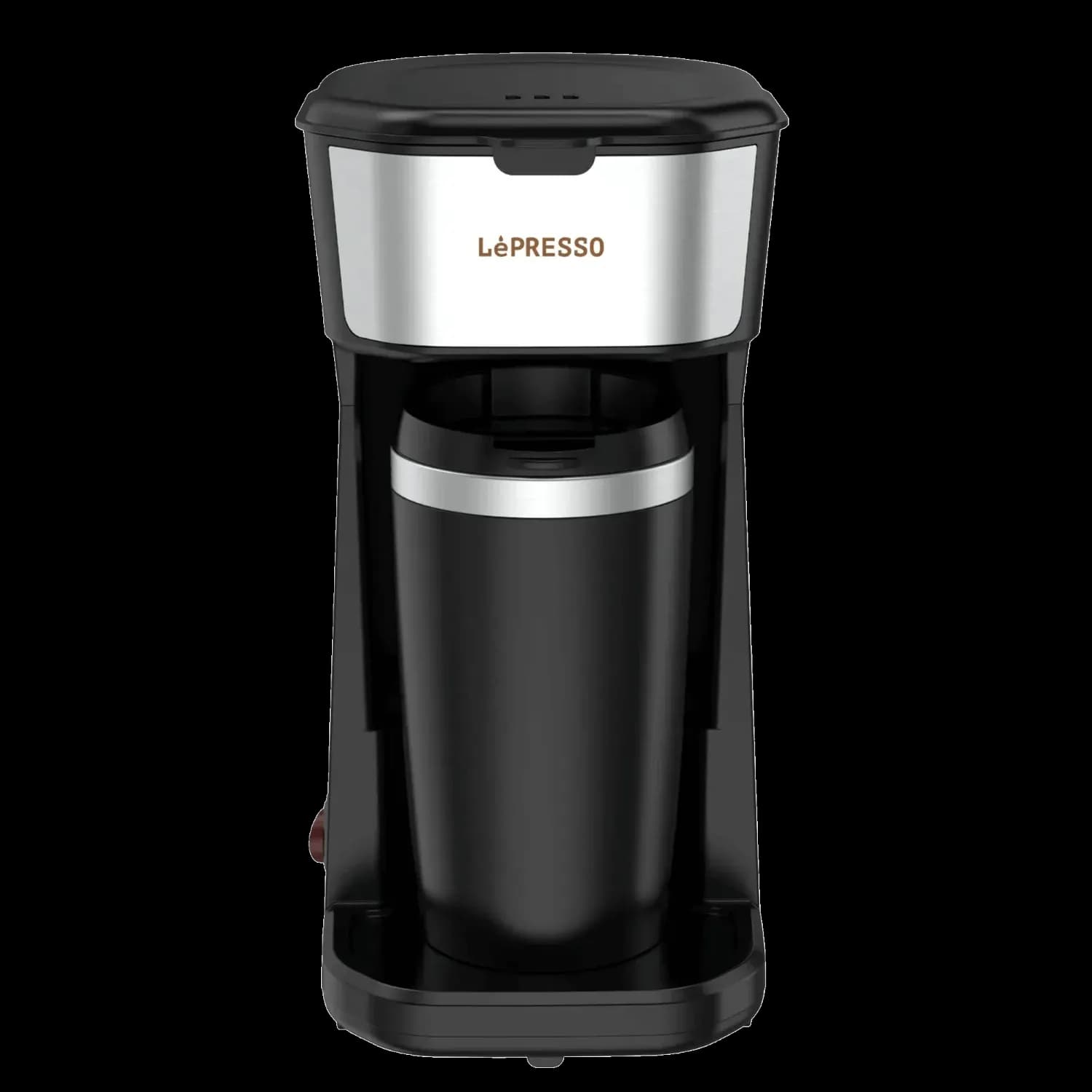LePresso Coffee Brewer - 400ml Travel Mug, Lightweight, Black 1 LePresso Coffee Brewer - 400ml Travel Mug, Lightweight, Black 1