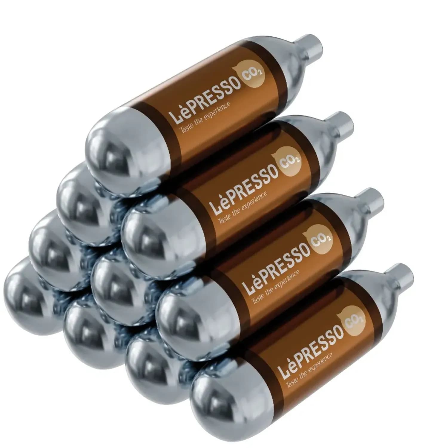 LePresso Sparkling Water Bottle FIZZFLOW - 8g CO2 Capsule, 10 Pcs 1 LePresso Sparkling Water Bottle FIZZFLOW - 8g CO2 Capsule, 10 Pcs 1