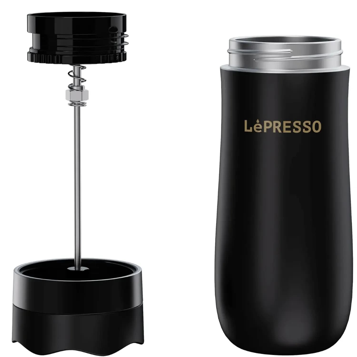 LePresso Insulated Mug - French Press, 320ml Black 5