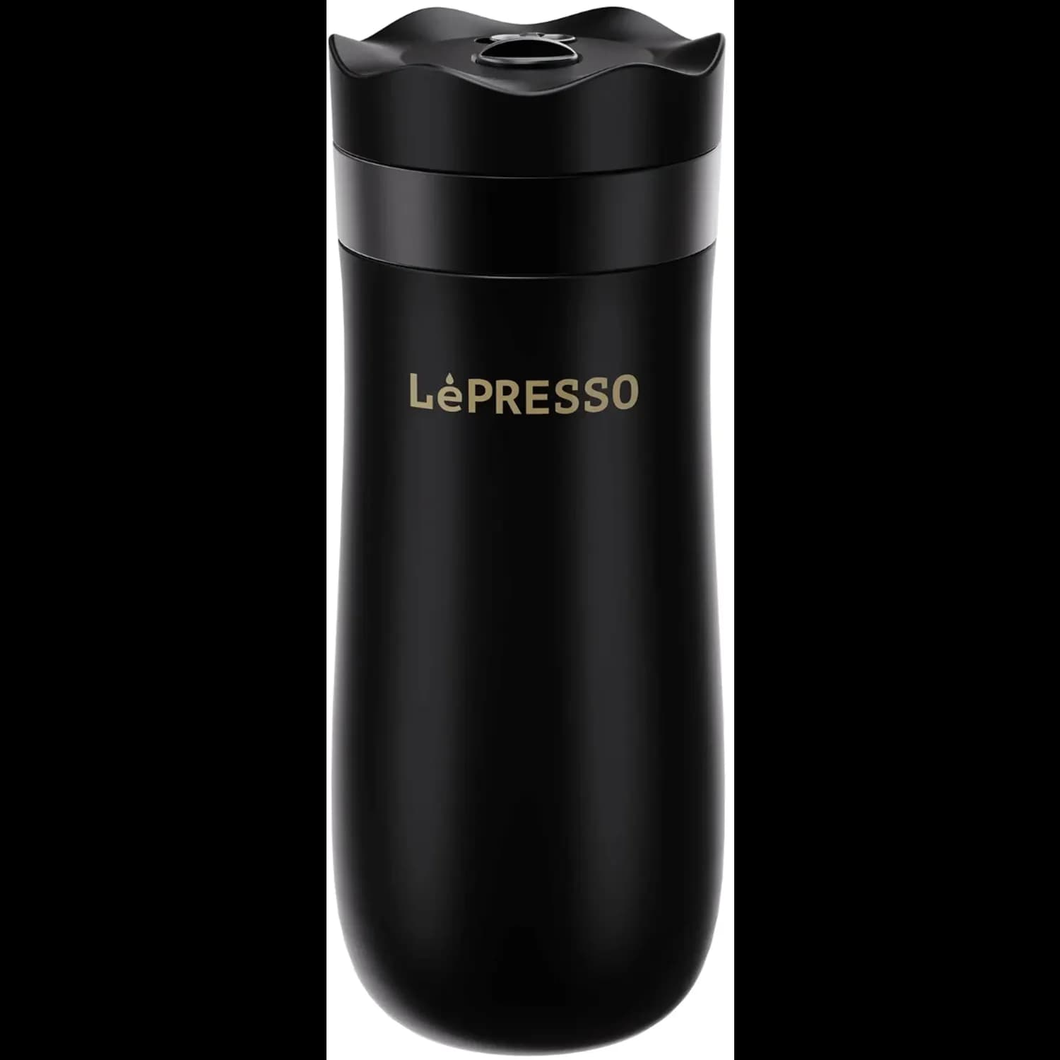 LePresso Insulated Mug - French Press, 320ml Black 1 LePresso Insulated Mug - French Press, 320ml Black 1