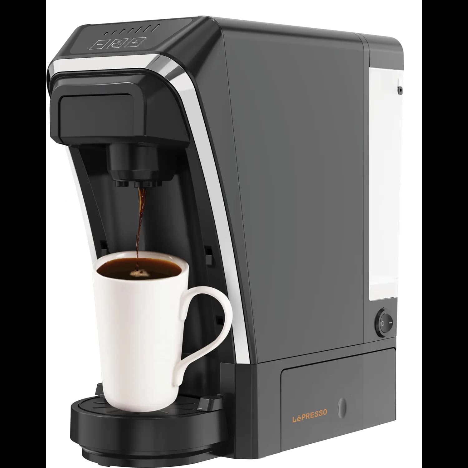 LePresso Multi-Capsule Tea & Coffee Machine - 20 Bar Pump, Grey 3