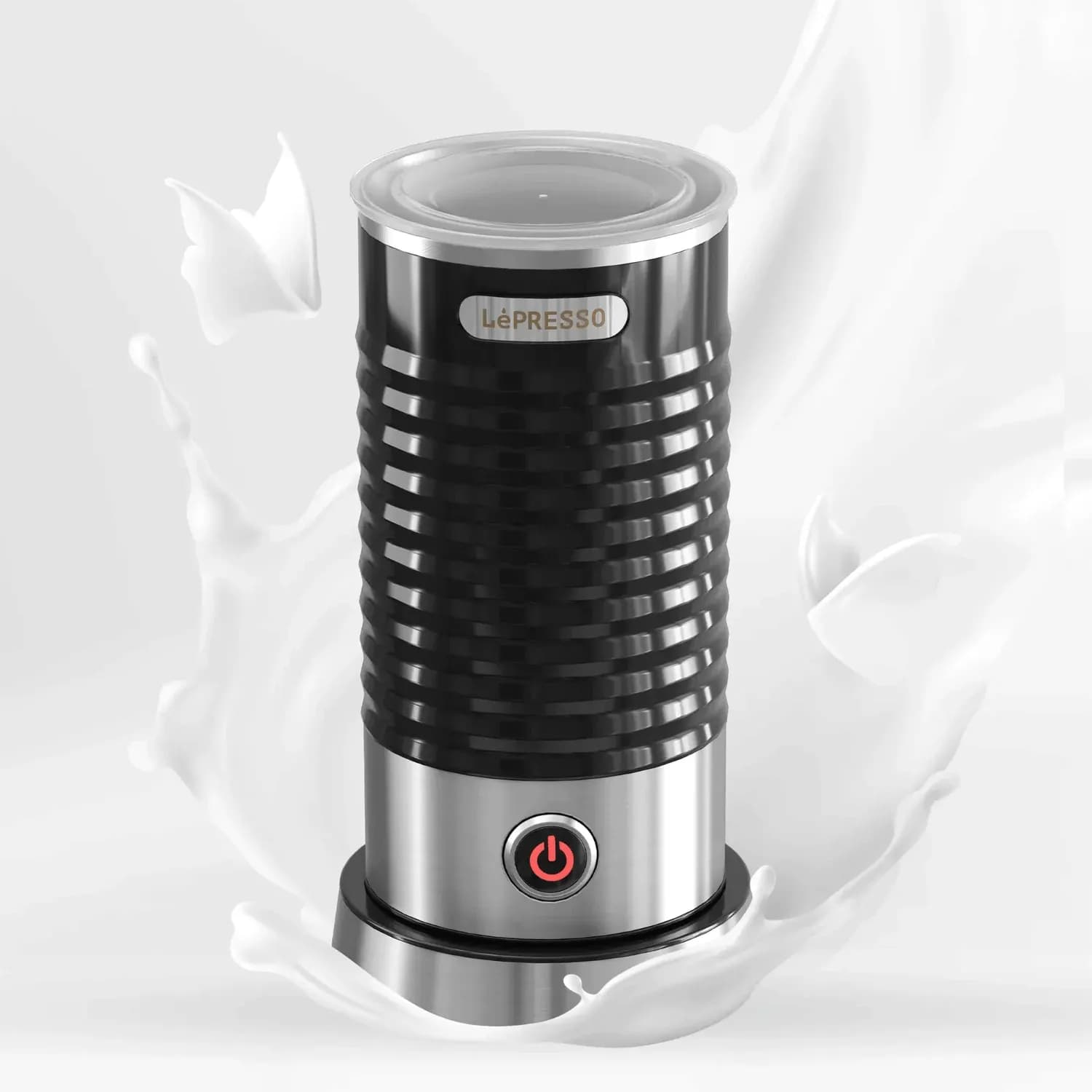 LePresso Milk Frother - Hot & Cold, 100mL, Black 4