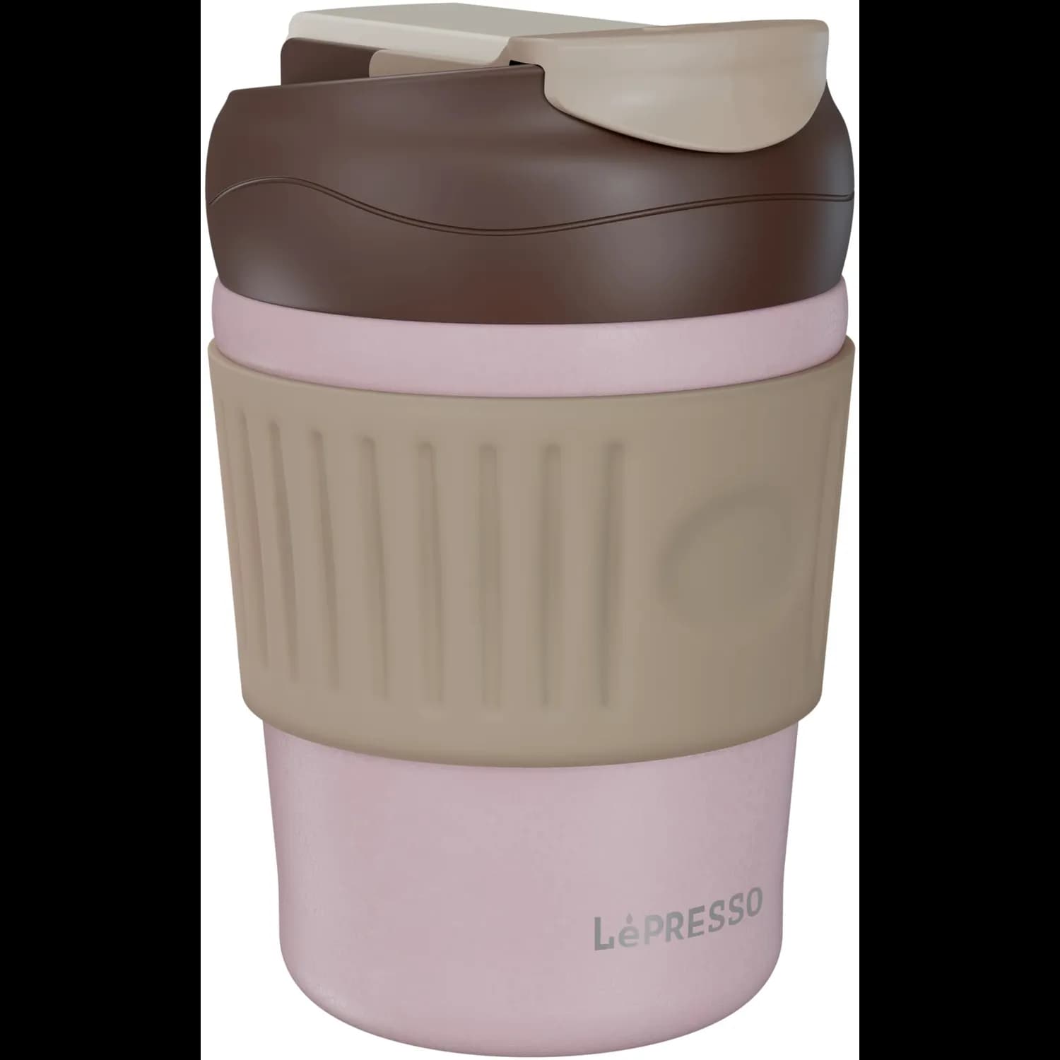 LePresso Tumbler Mug - Dual Sip Lid, 350ml Pink — Pink 1 LePresso Tumbler Mug - Dual Sip Lid, 350ml Pink — Pink 1