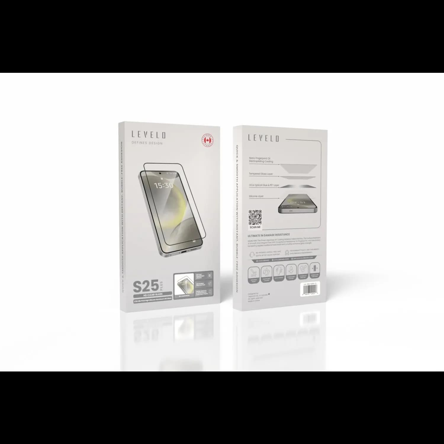Levelo 2.5D Silk Print High Silicone Aluminum 3