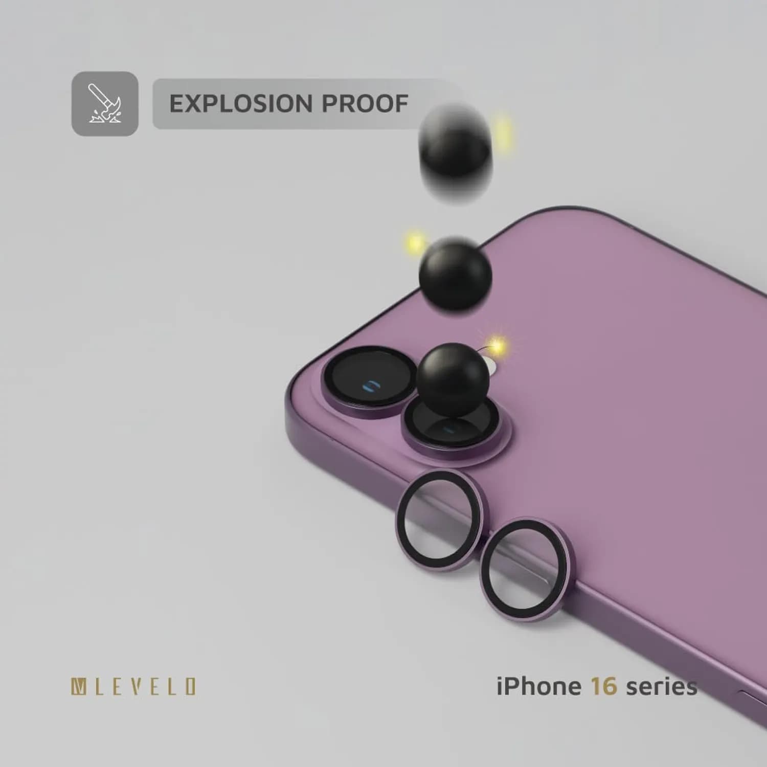 Levelo Duo Lens Protector — Pink 3