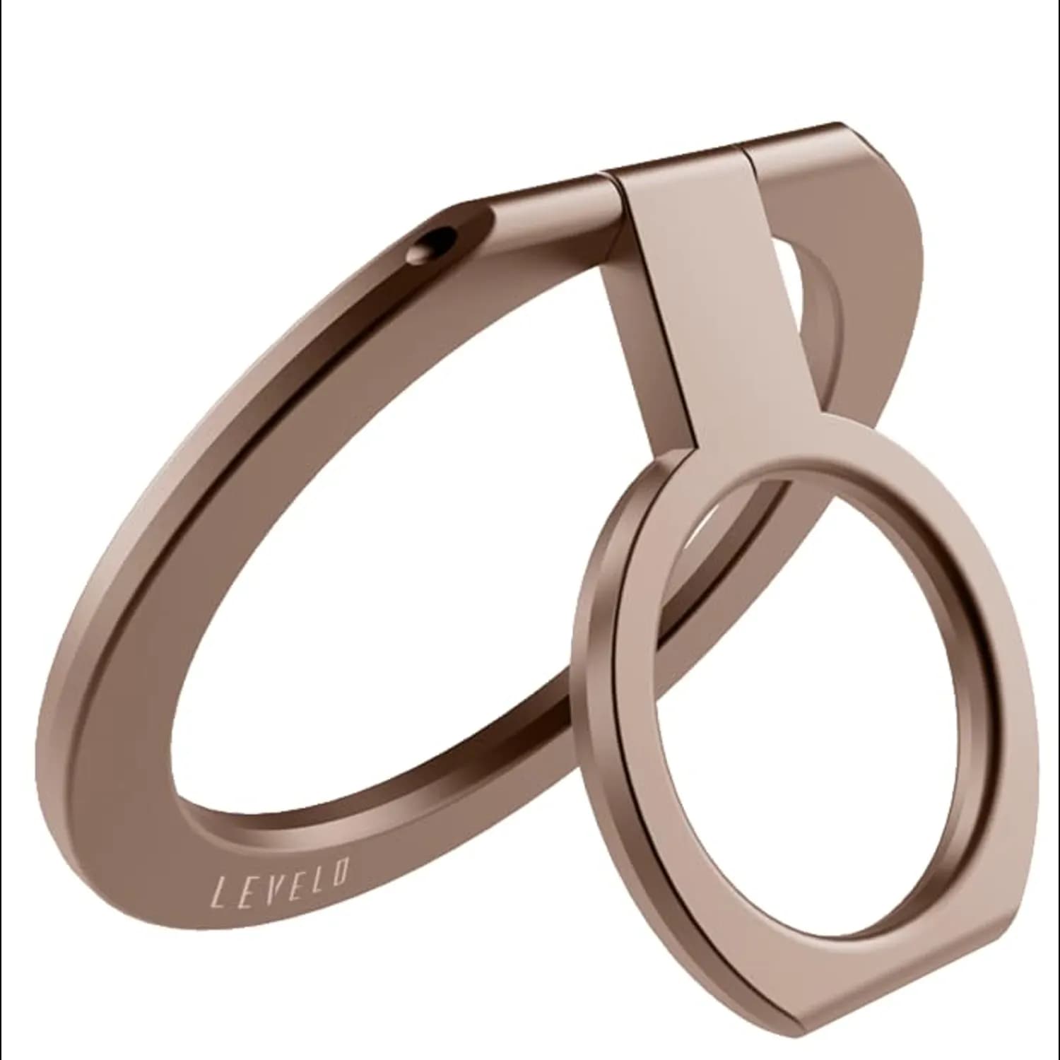 Levelo Lucca Magsafe Phone Ring Holder — Titanium Desert 1