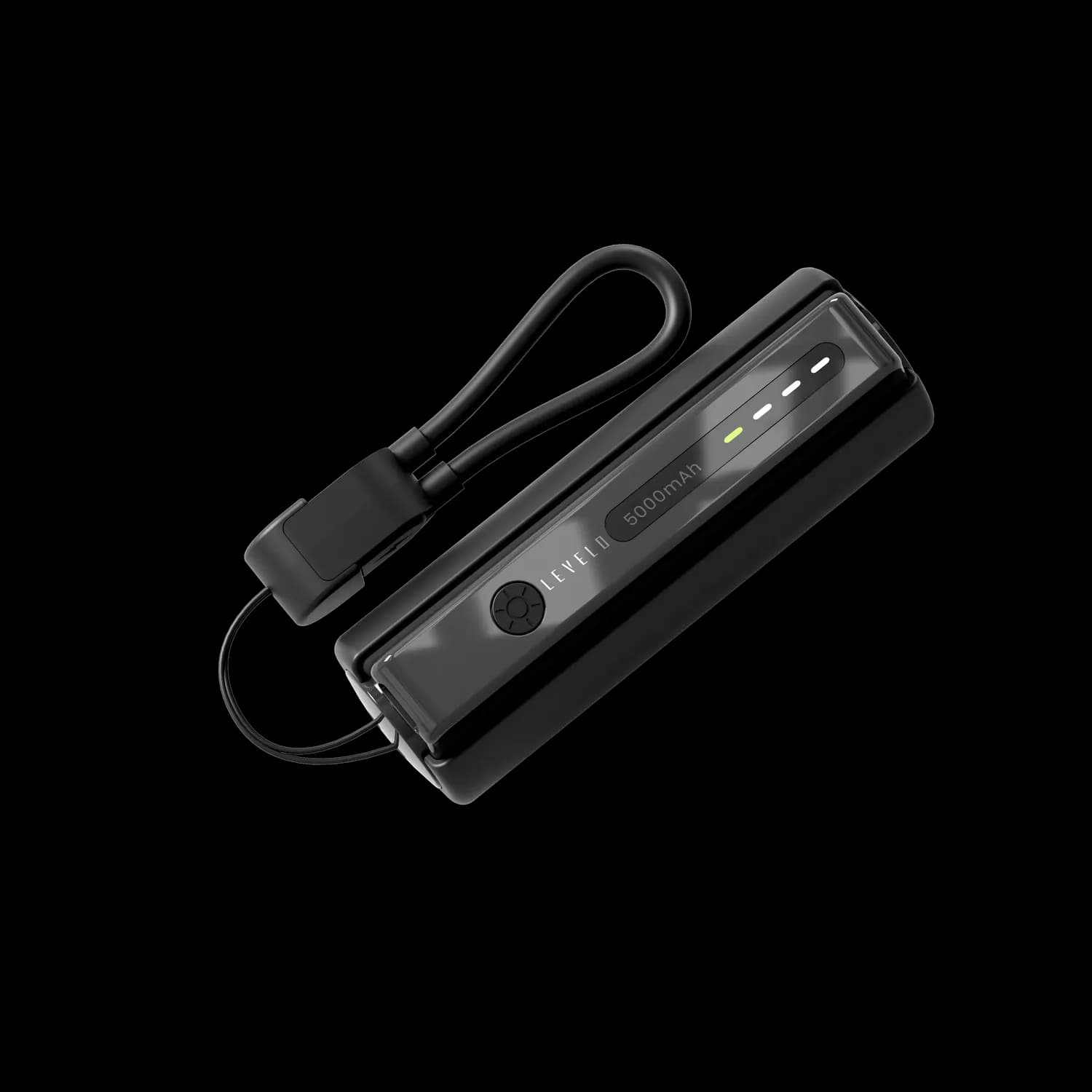 LEVELO Power Bank Nova Pro 5000mAh - Flashlight, Black 2