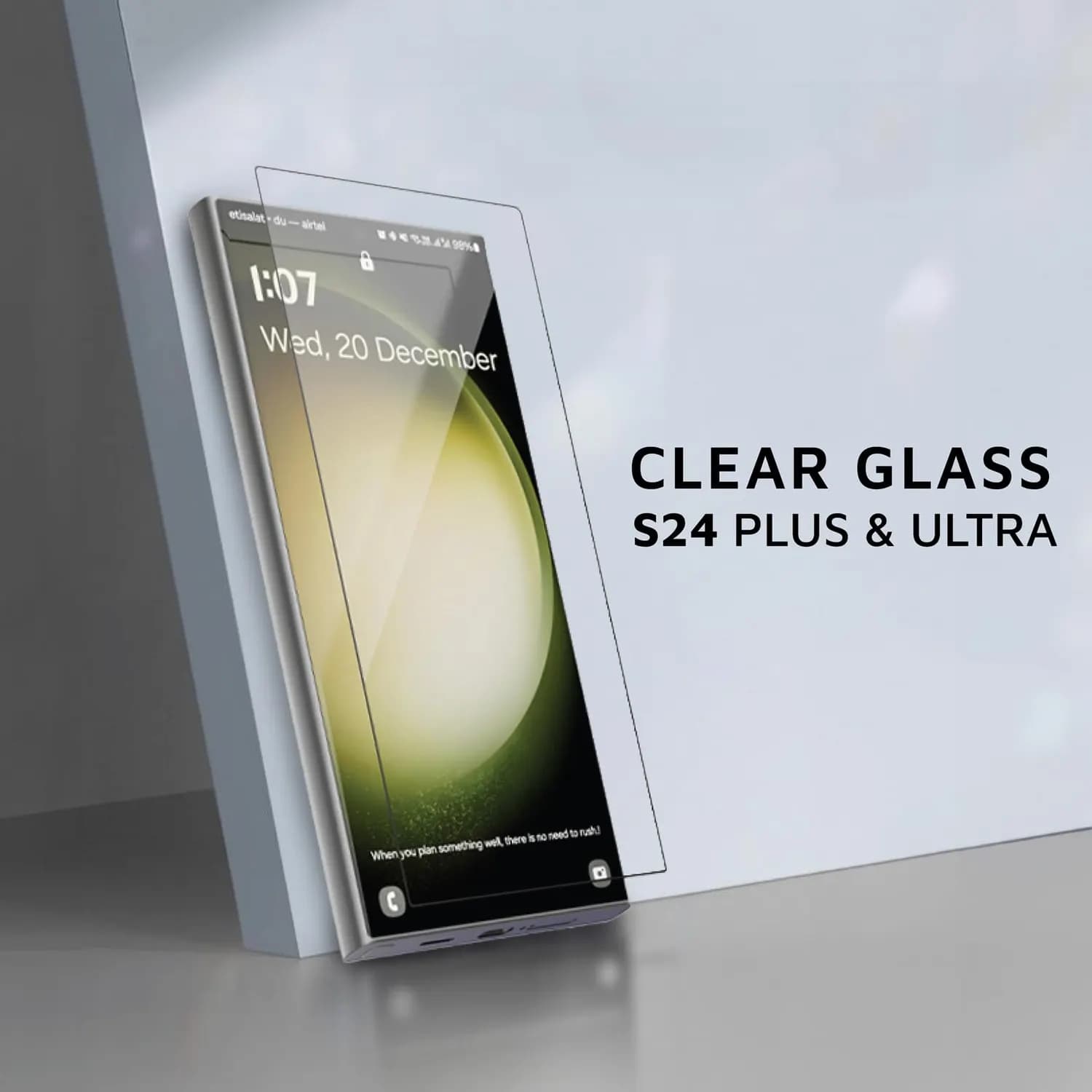 Levelo Clear Glass 2.5D Silk Print HD Screen Protector 3