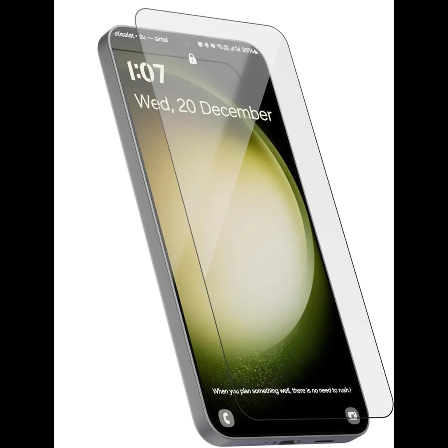 Levelo Clear Glass 2.5D Silk Print HD Screen Protector 1
