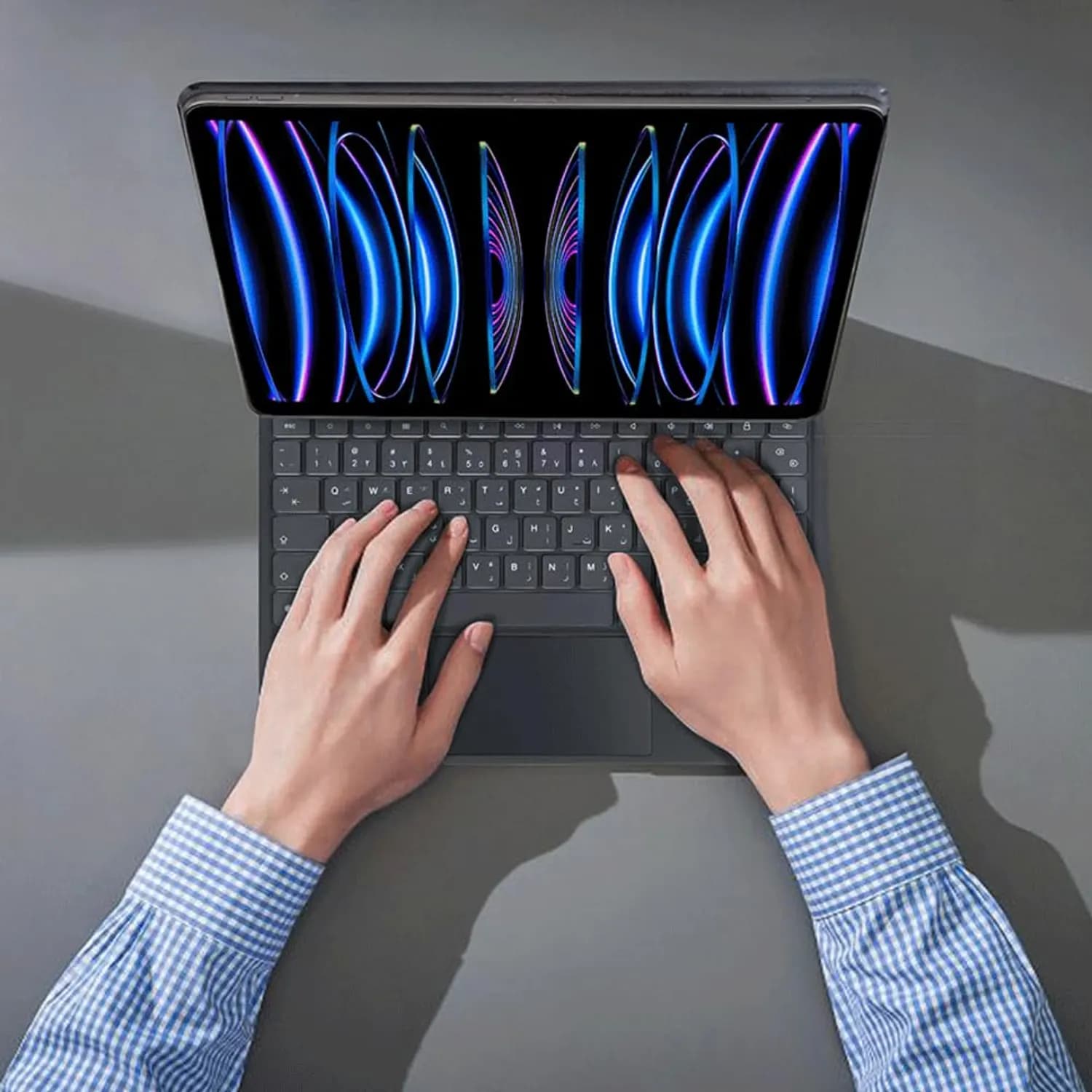 Levelo AeroBoard Saffanio Leather Wireless Keyboard 4