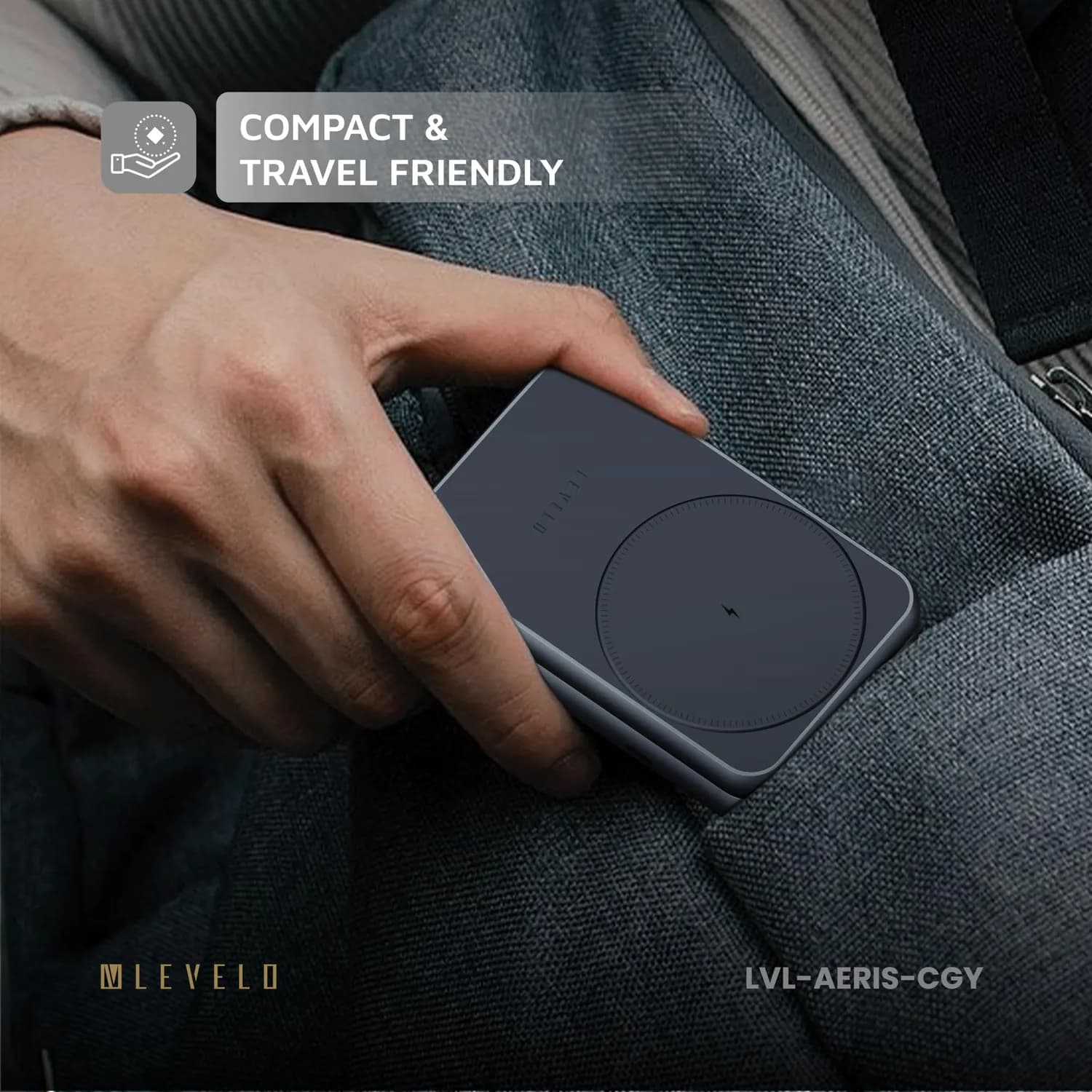 Levelo 3 in 1 Foldable Wireless Charger 3