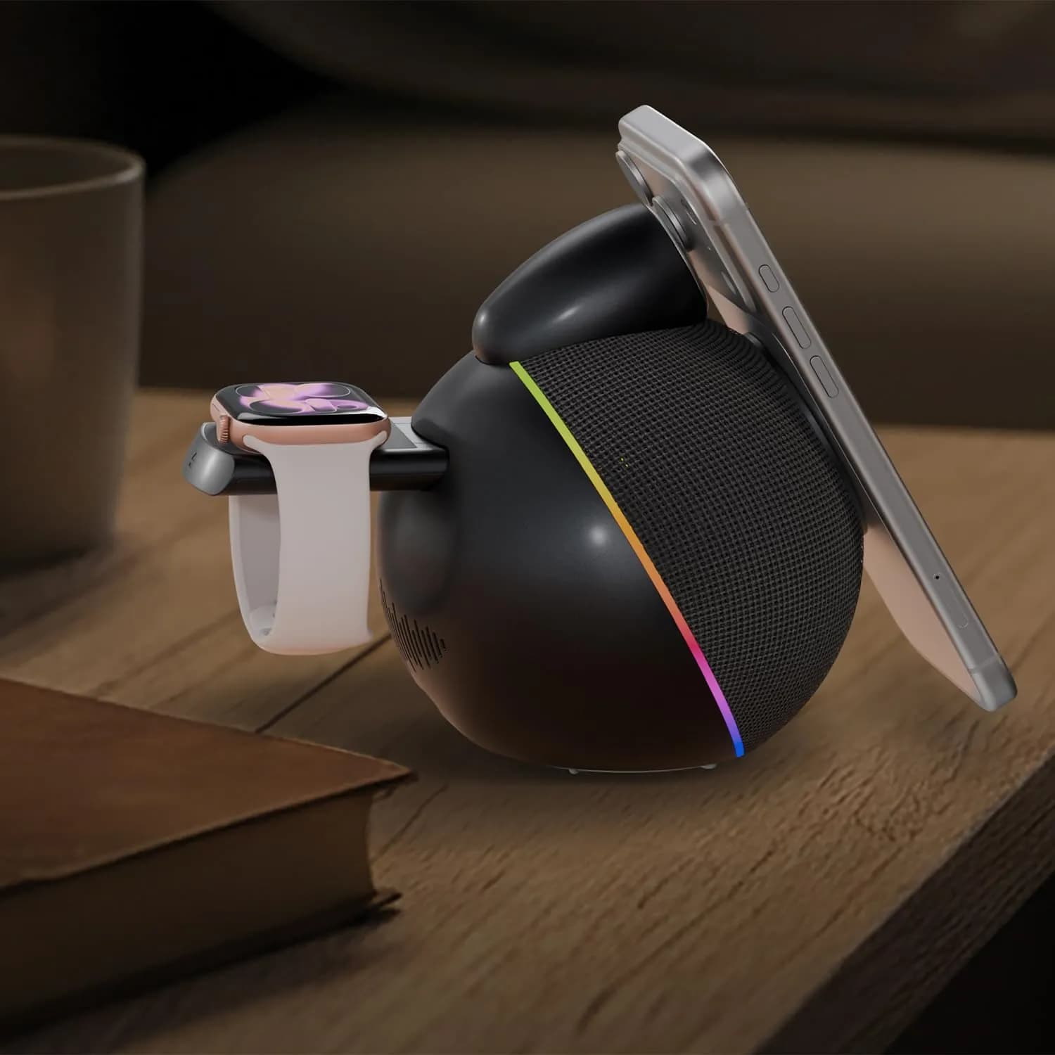 Levelo Aira Wireless Charger With Speaker 5