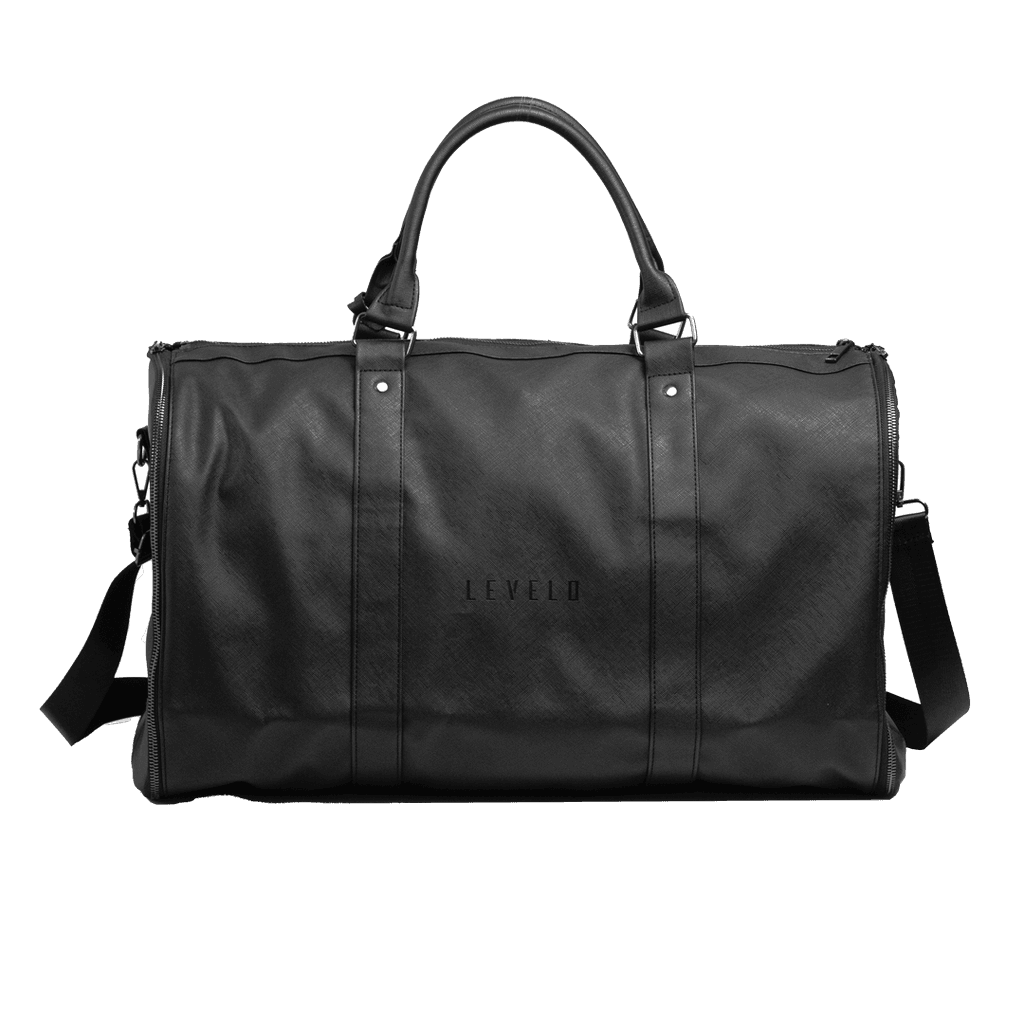 Levelo AllInStyle Saffiano Leather Travel Duffle Bag