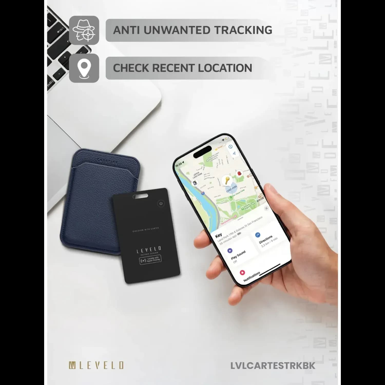 Levelo Cartes FindMy Card Tracker 2