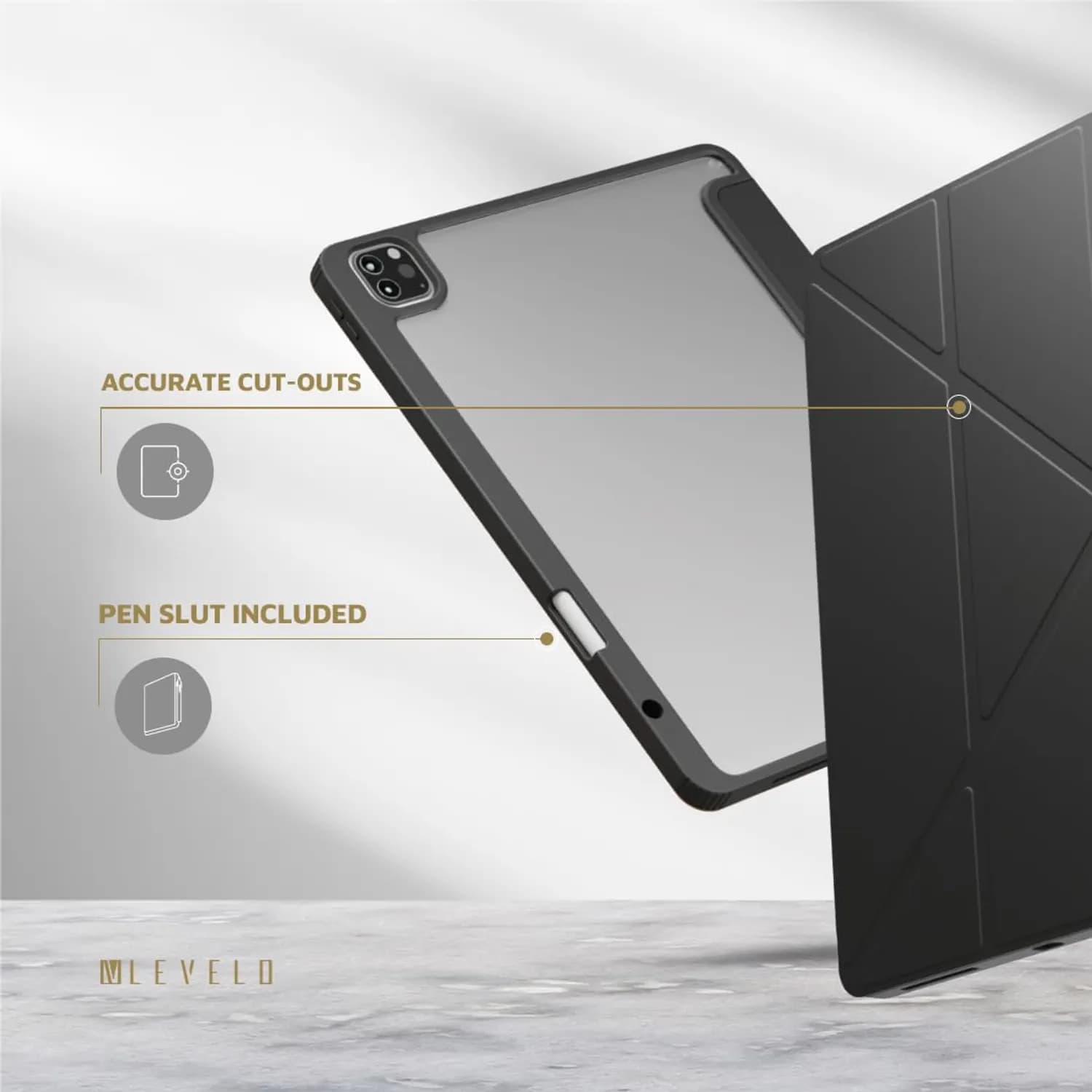 Levelo Conver Clear Back Hybrid Case 4