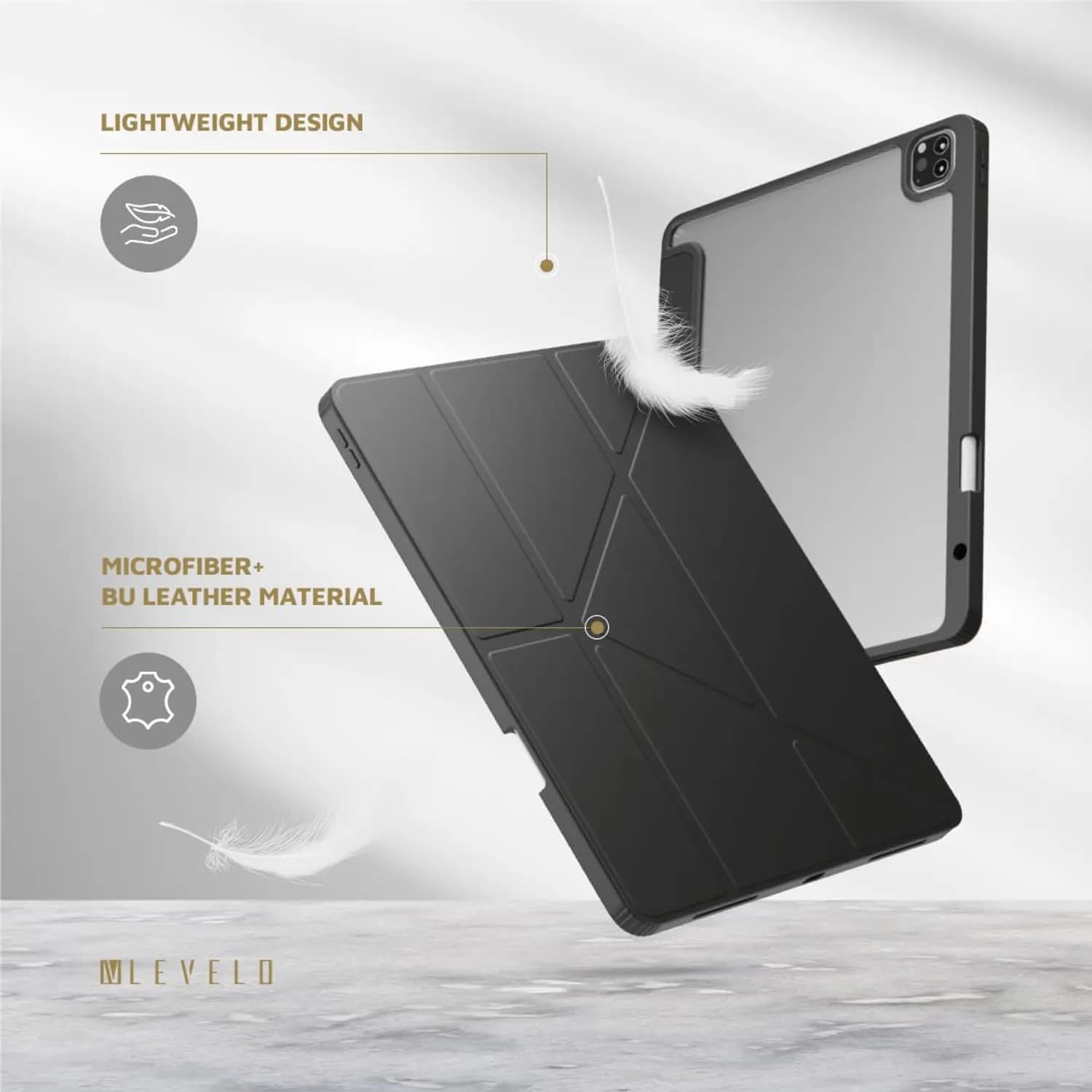 Levelo Conver Clear Back Hybrid Case 3