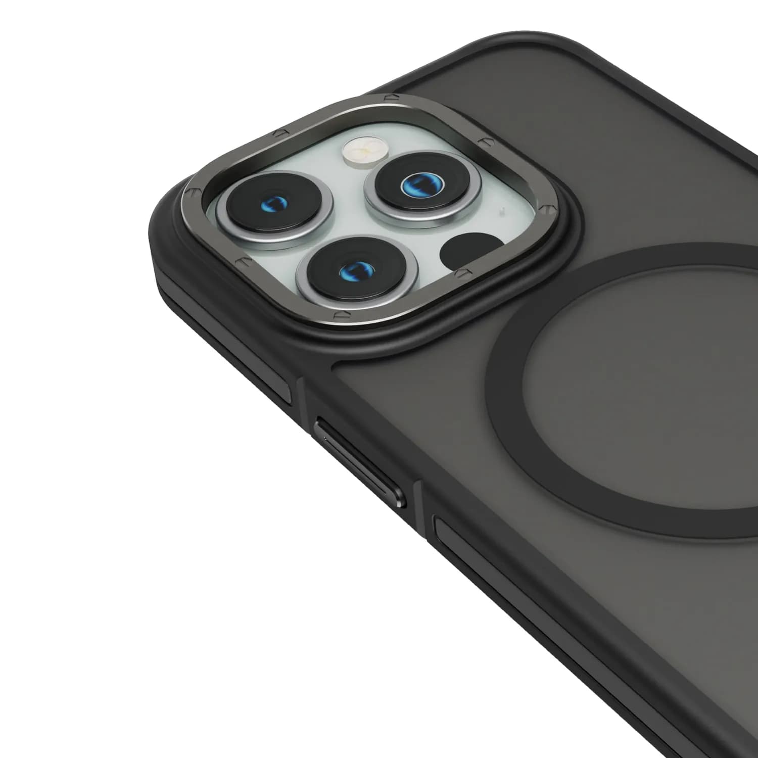 LEVELO Case iPhone 15 Pro Max - Rouge, Black — Black 2
