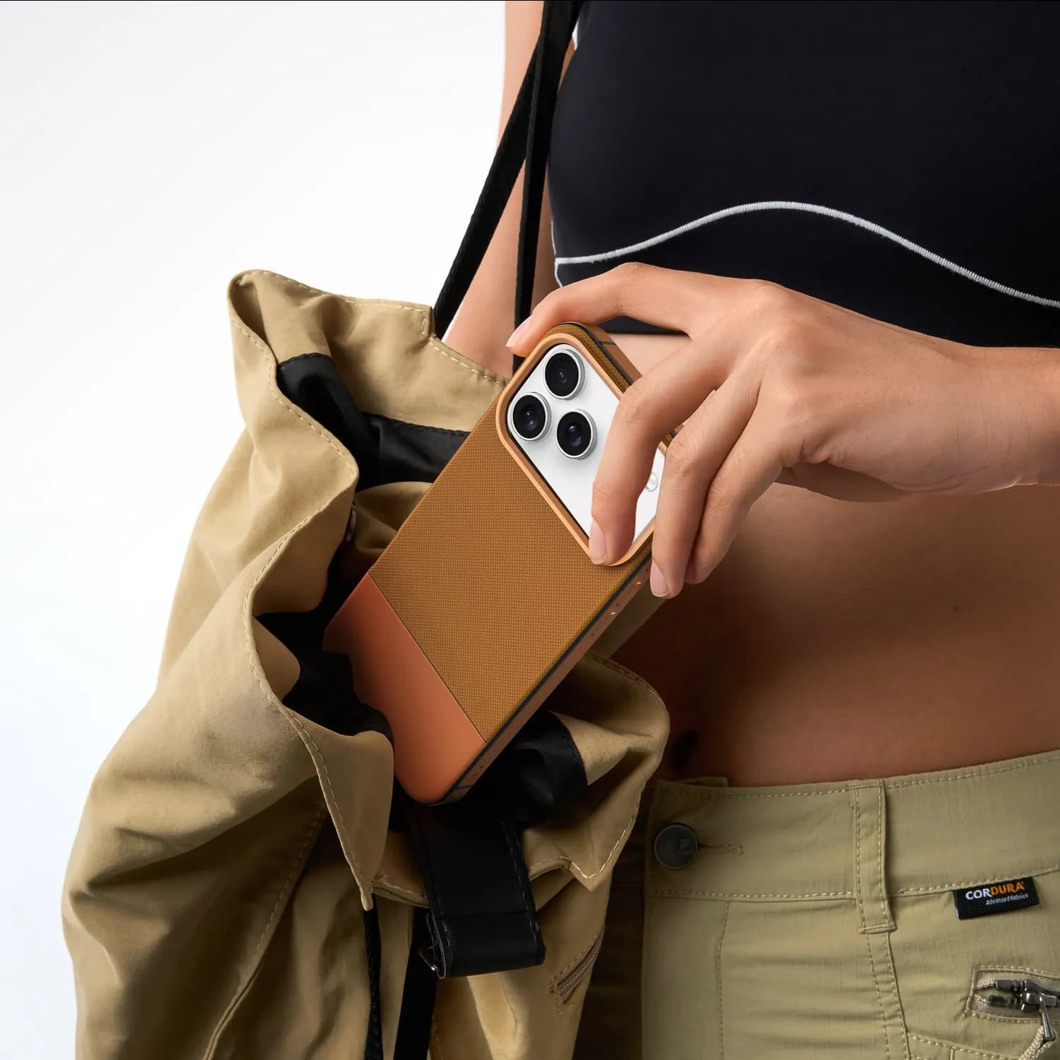 Levelo Cuir Case — Orange 2