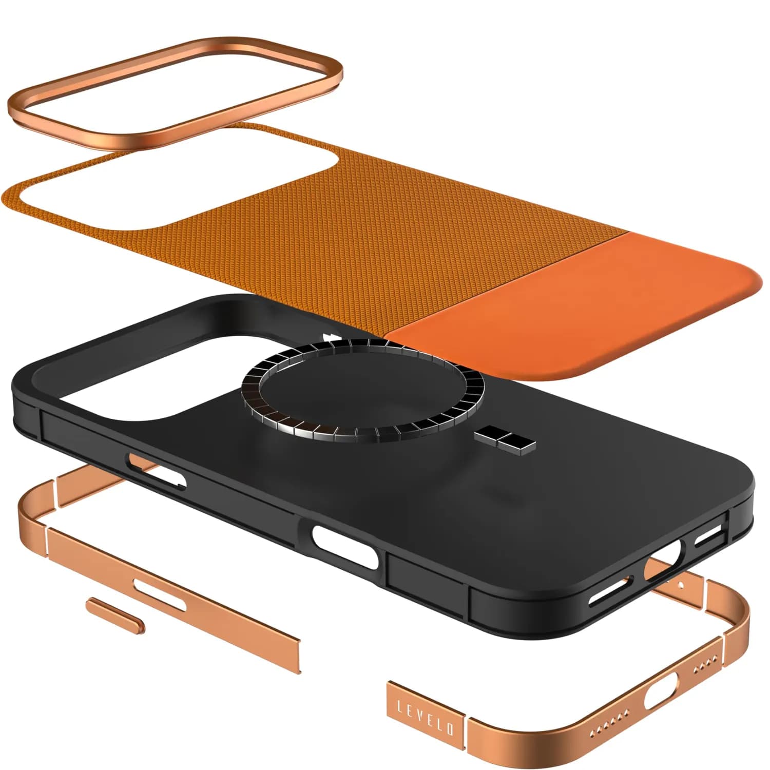 Levelo Cuir Case — Orange 5