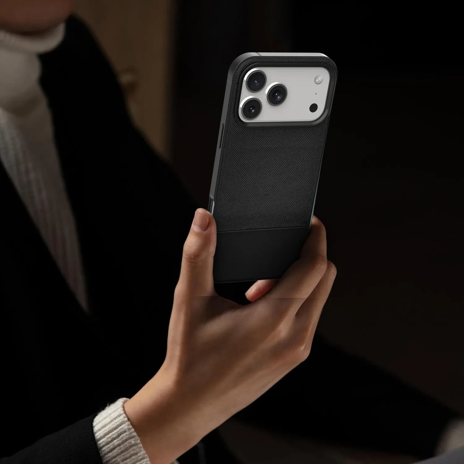 Levelo Cuir Case — Phantom Black 3