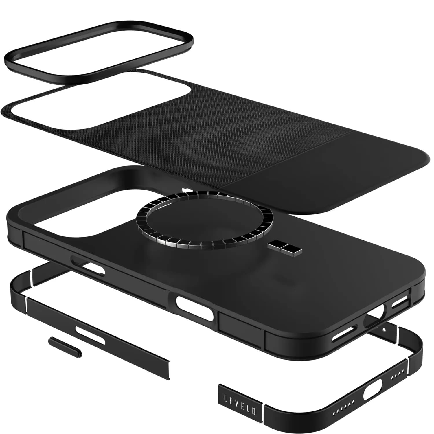 Levelo Cuir Case — Phantom Black 5