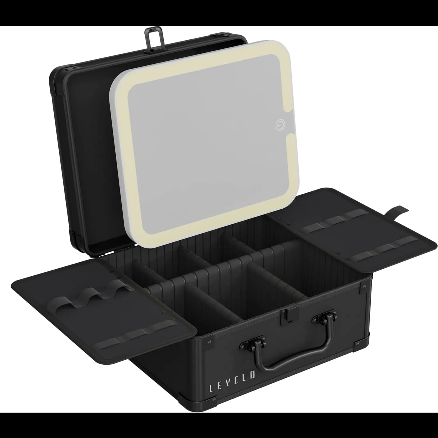 Levelo Elite Makeup Box Organizer With Mirror 4