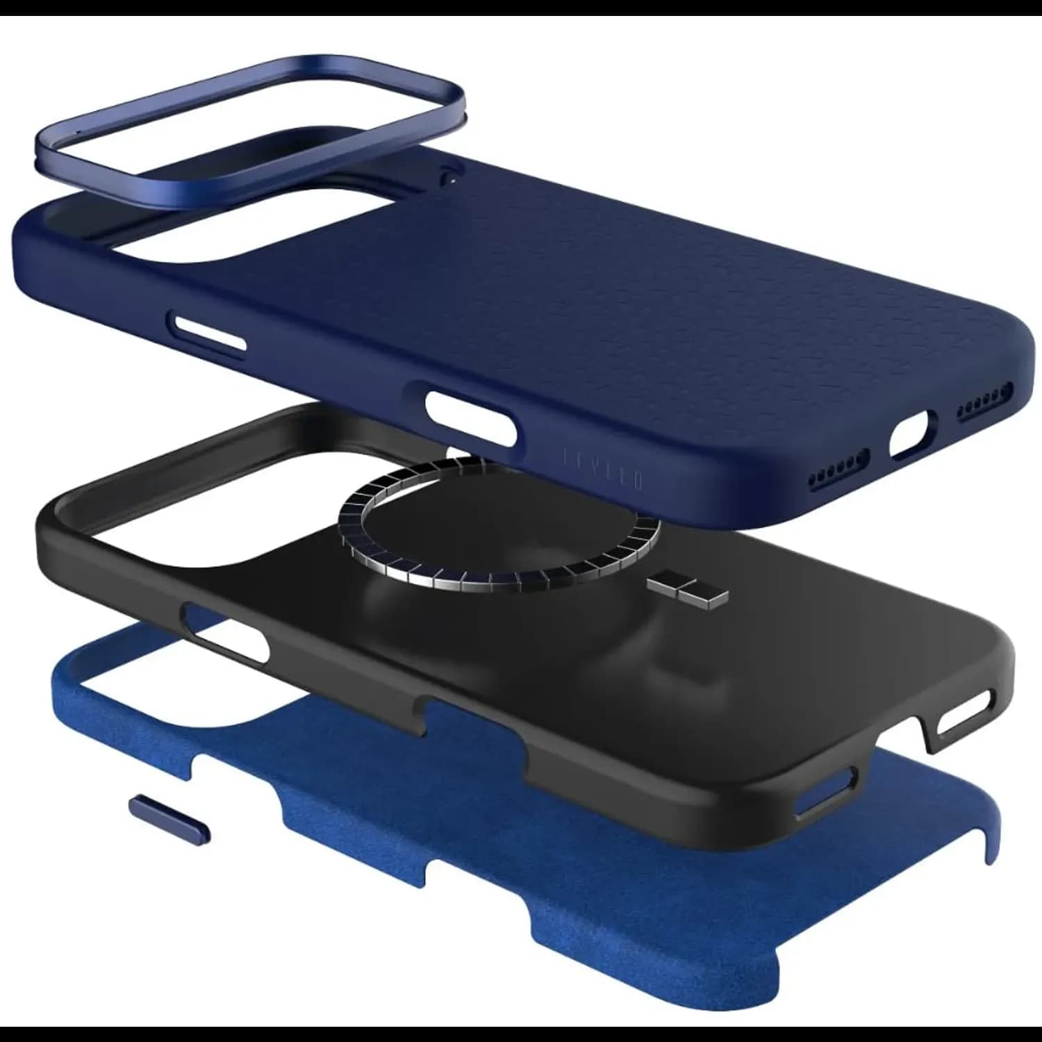 Levelo Fiora MagSafe Liquid Silicone Case With Pattern 5