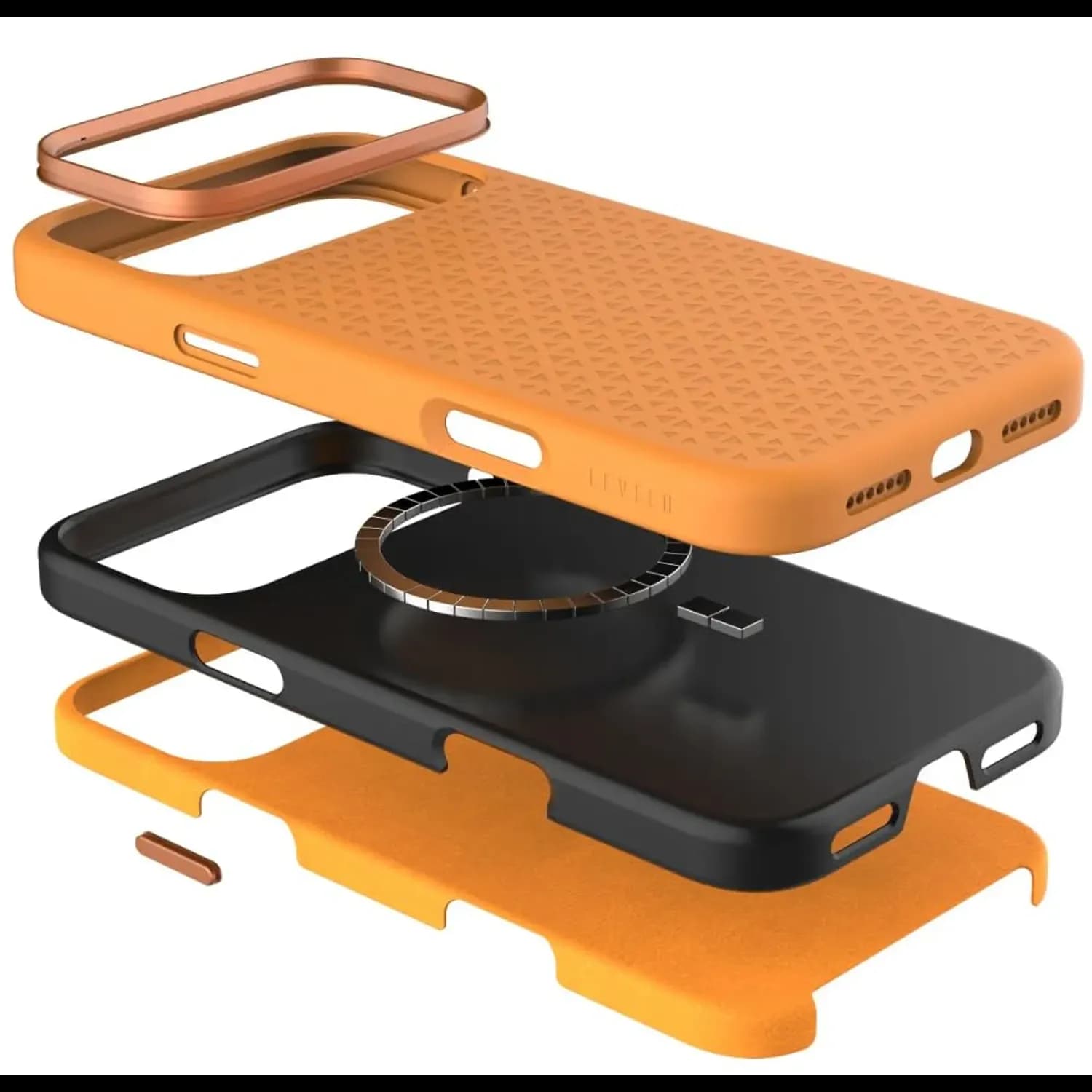 Levelo Fiora MagSafe Liquid Silicone Case With Pattern 4