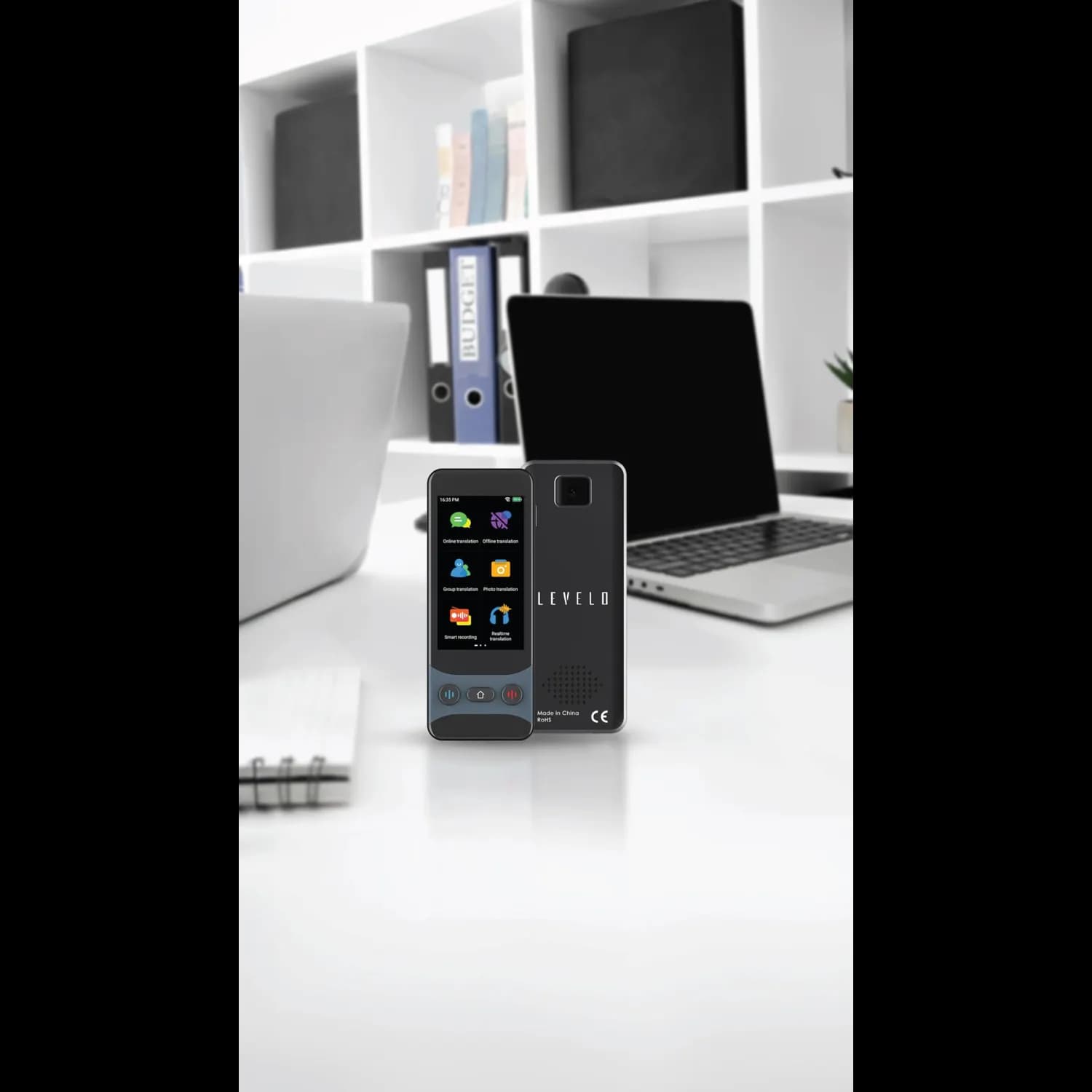 Levelo FluentLink Offline & Online Voice Translator 4