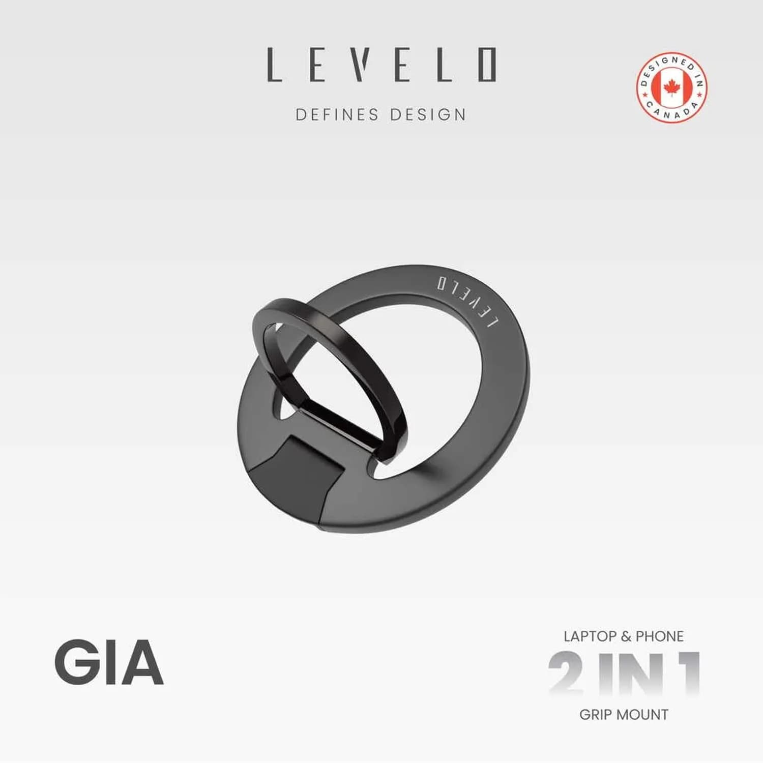 Levelo Gia Magsafe Phone Ring Holder & Mount 3