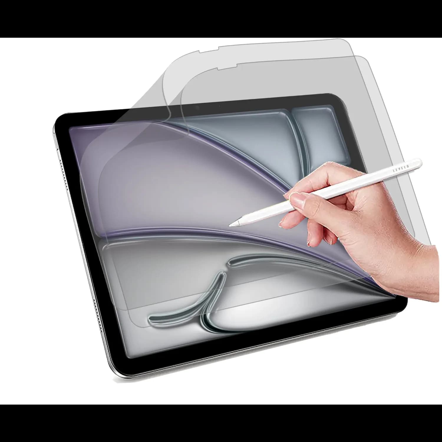Levelo High Silicone Aluminum Glass Privacy Screen Protector 3