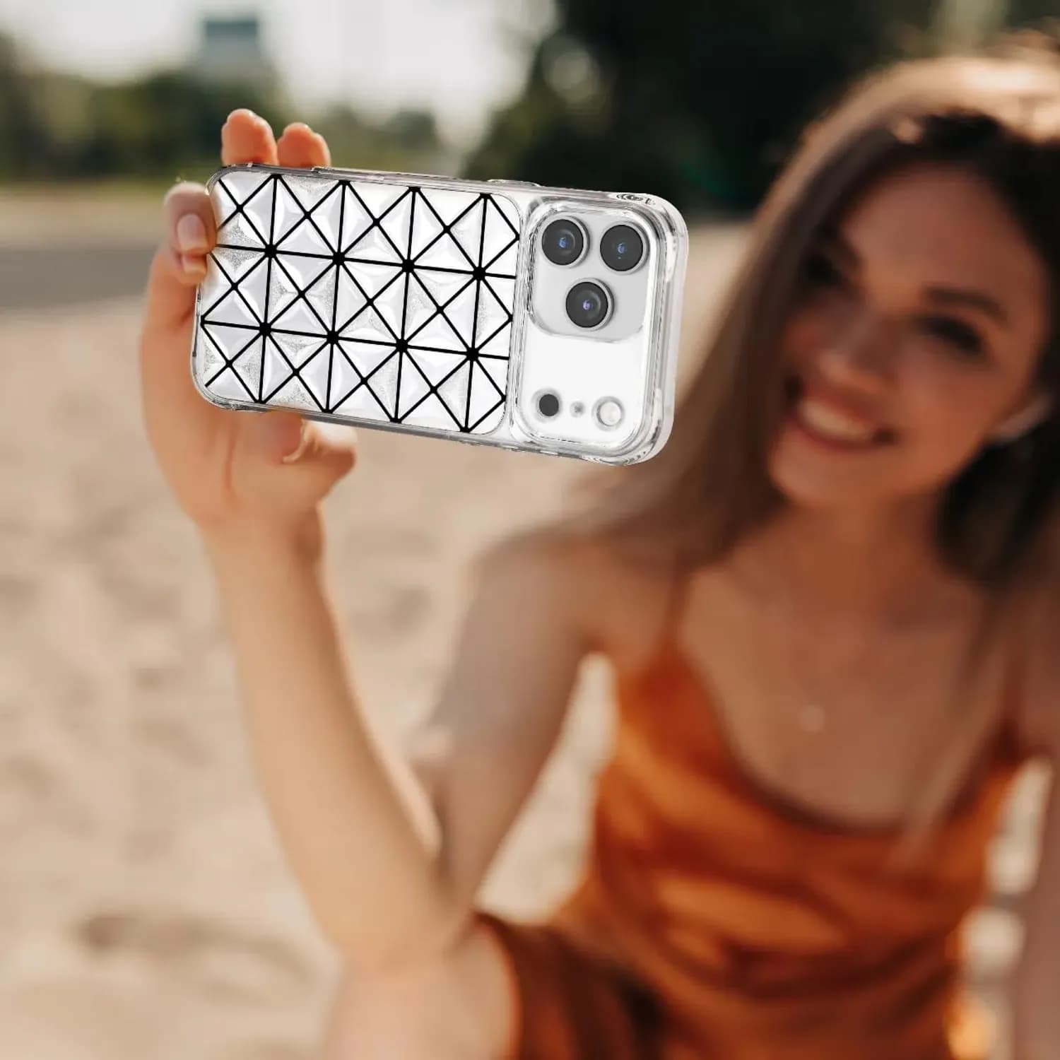 Levelo Hexa 3D IML Case — White 2
