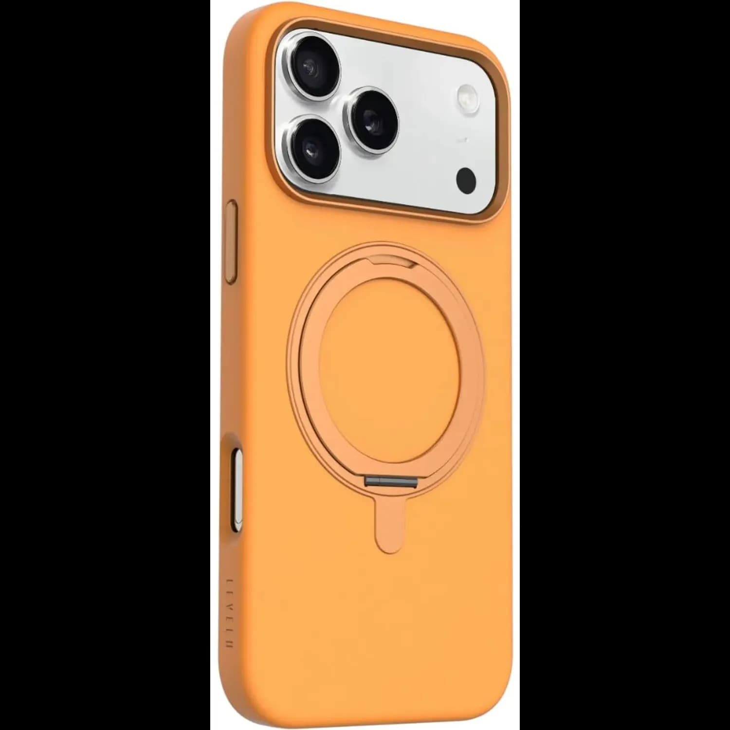 Levelo Iris Pro Magsafe Liquid Silicone Case — Orange 1