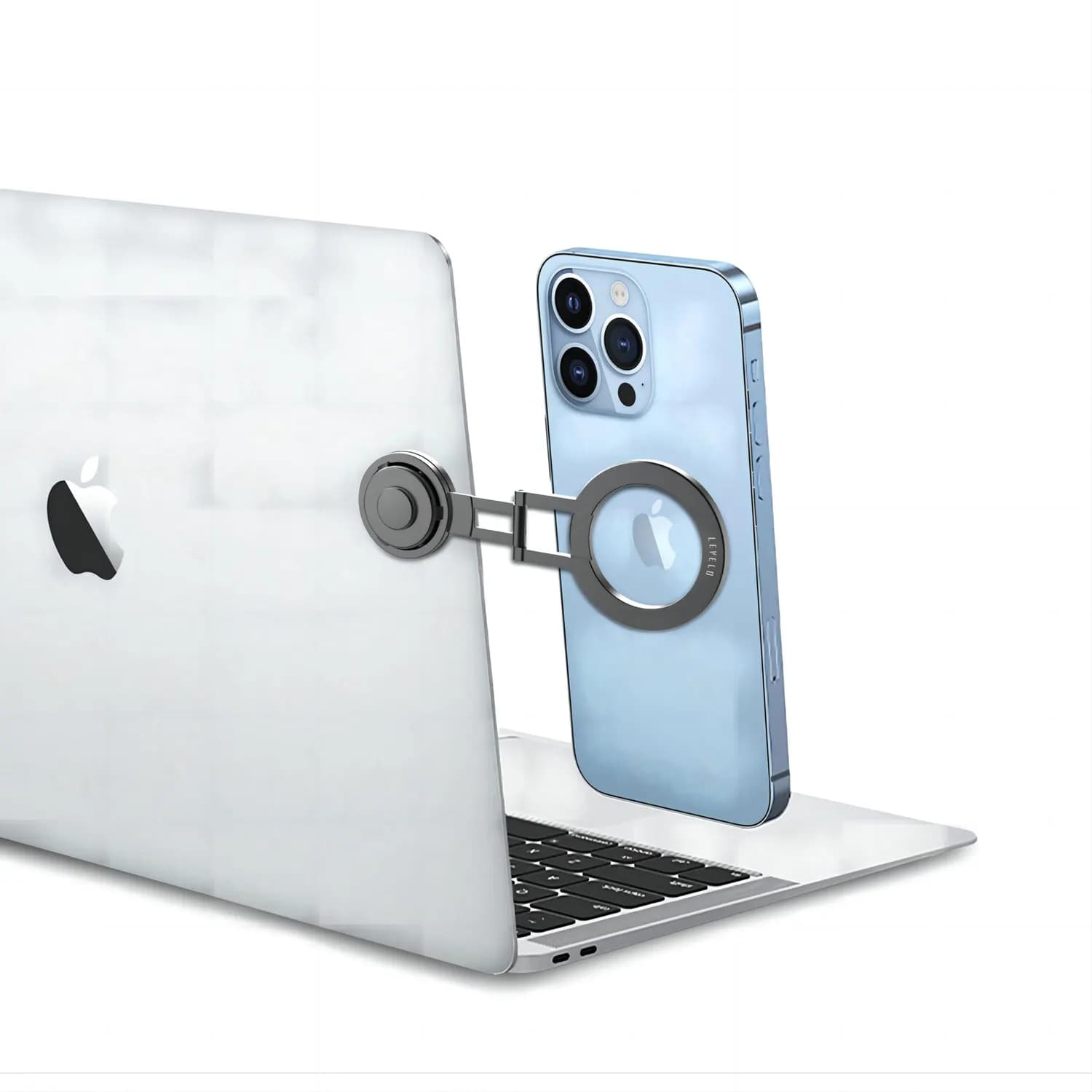 Levelo Kaito 3 In 1 Magsafe Laptop Phone Holder 4