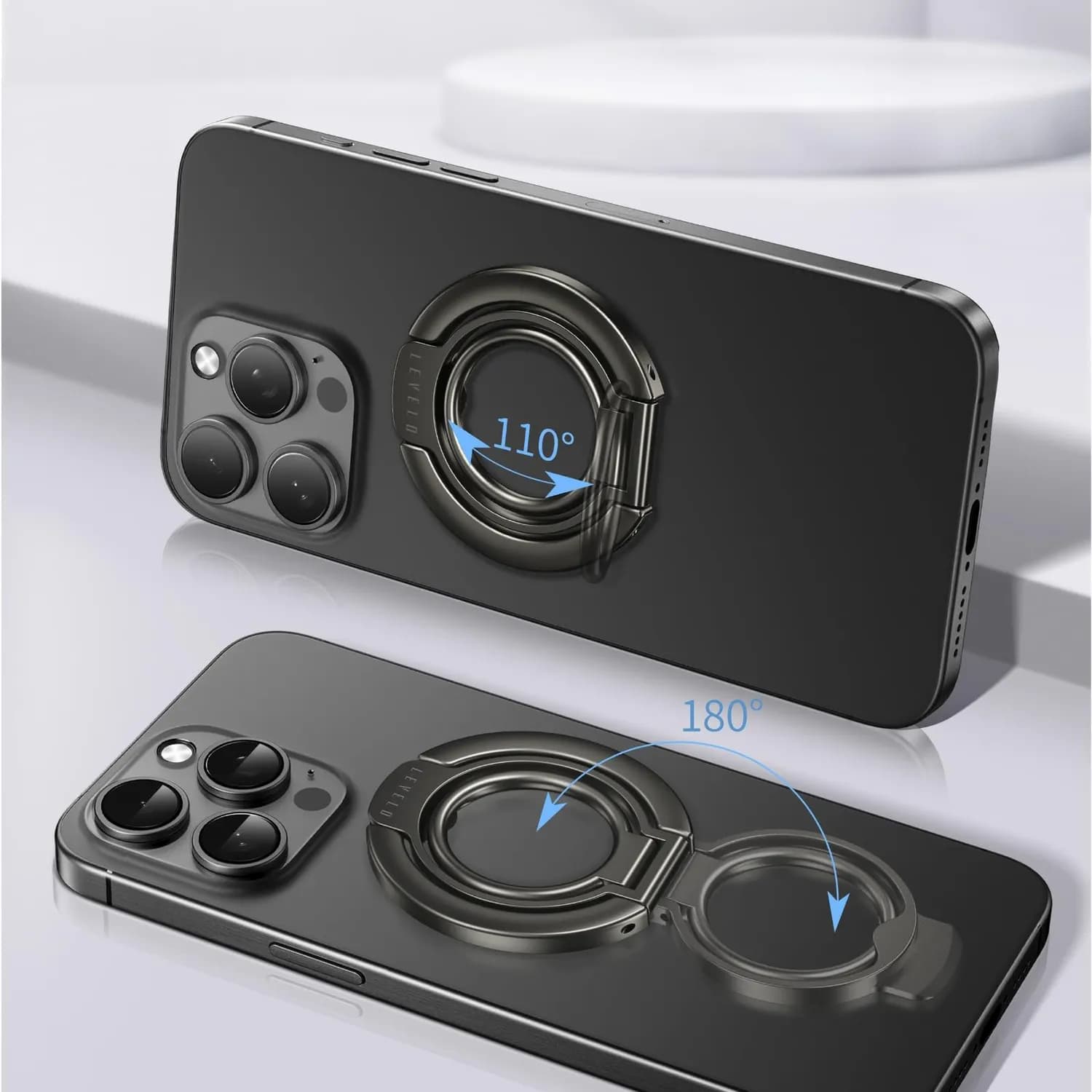 Levelo Luccio 2 in 1 Phone Ring Holder 4