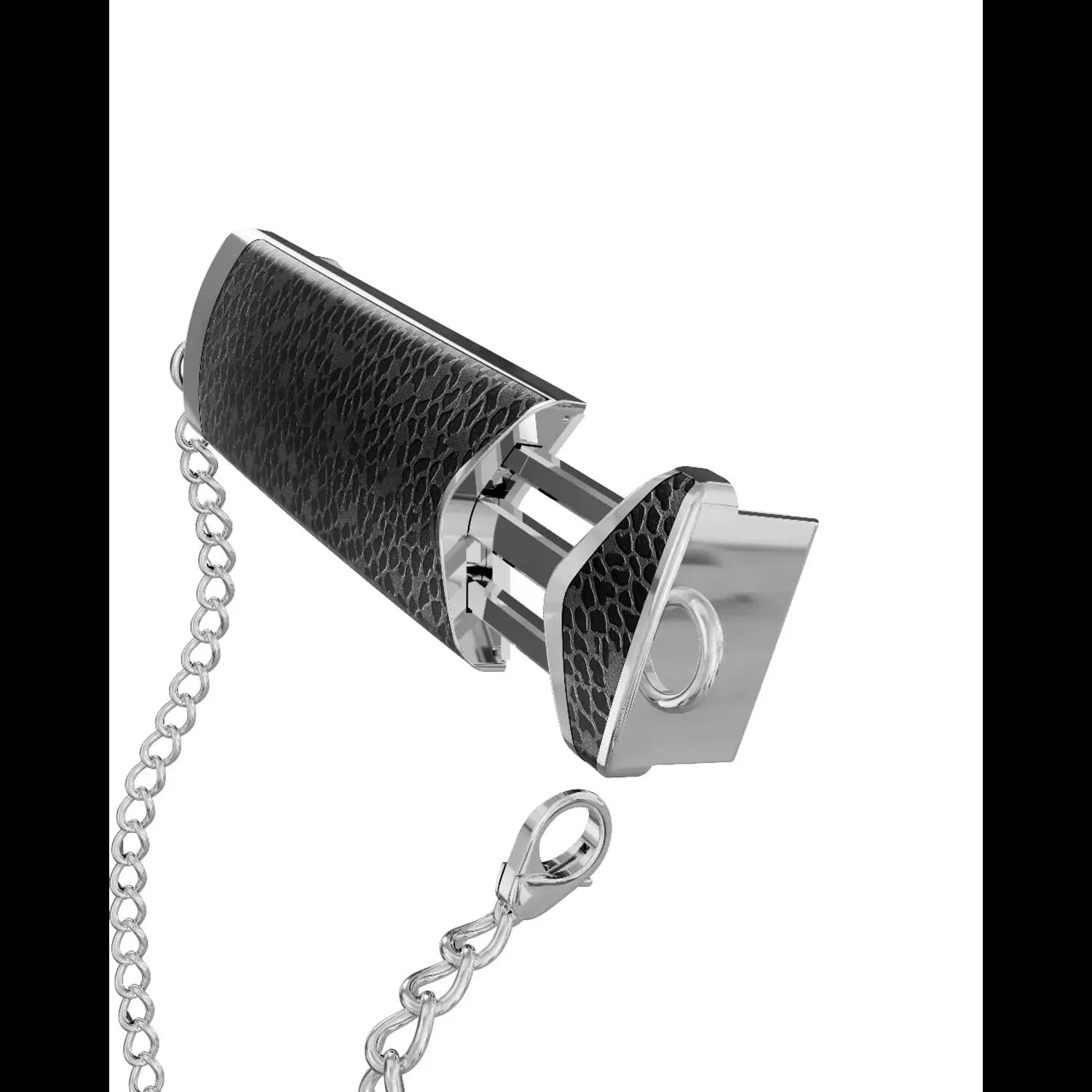 Levelo Lana Crossbody Chain Back Clip Phone Holder — Titanium Desert 4