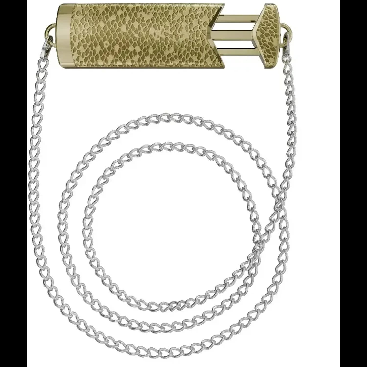 Levelo Lana Crossbody Chain Back Clip Phone Holder — Titanium Desert 1
