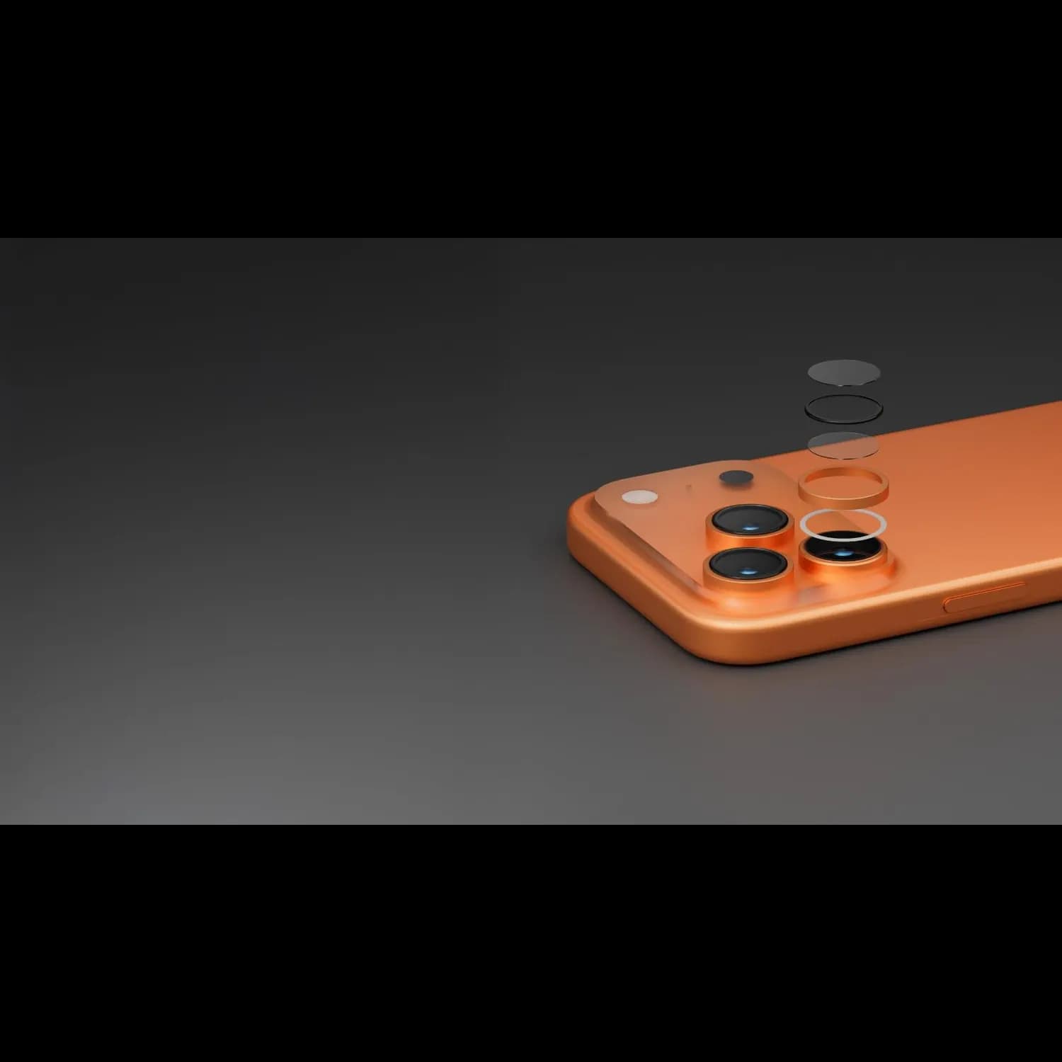 Levelo LucentTrio Lens Protector With 99% Transmittance — Orange 2
