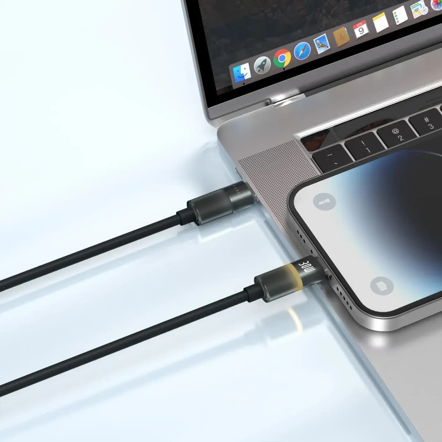 Levelo Premium Design Enhanced By Elegant Lighting Luno Type-C to Lightning Cable 2
