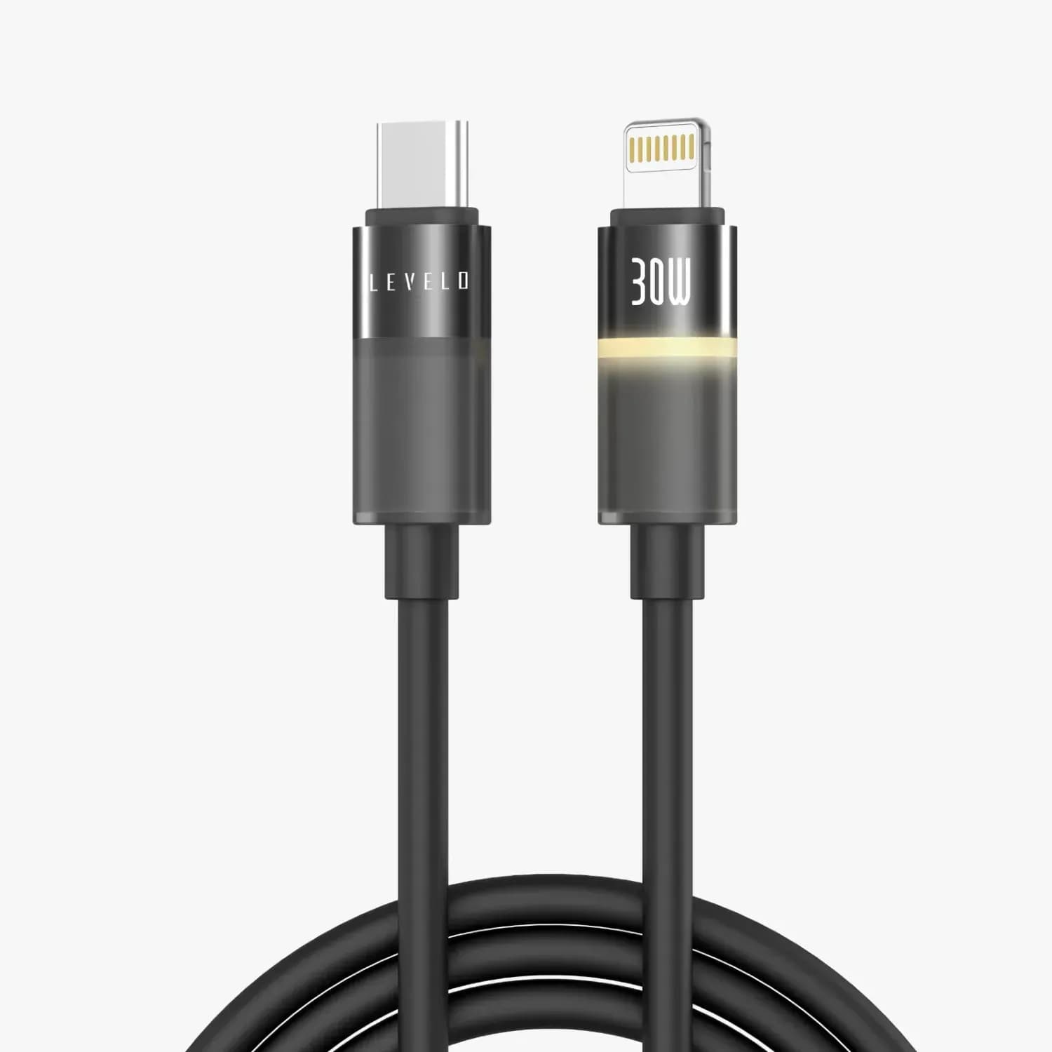 Levelo Premium Design Enhanced By Elegant Lighting Luno Type-C to Lightning Cable 1
