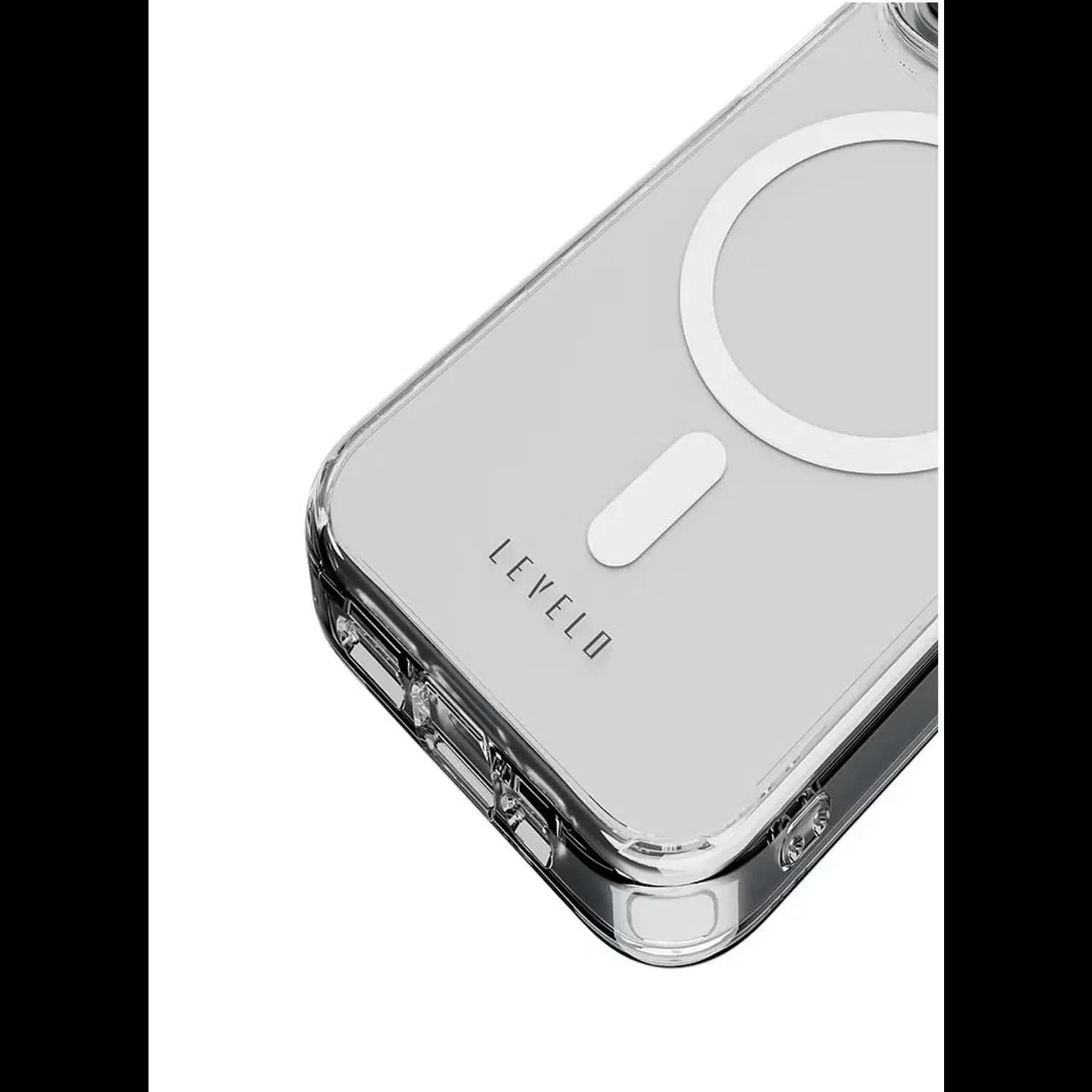Levelo MagSafe Clear Case iPhone 15 Pro - Transparent 2