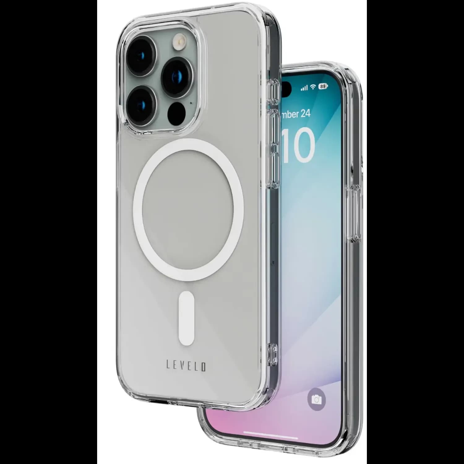 Levelo MagSafe Clear Case iPhone 15 Pro - Transparent 1 Levelo MagSafe Clear Case iPhone 15 Pro - Transparent 1