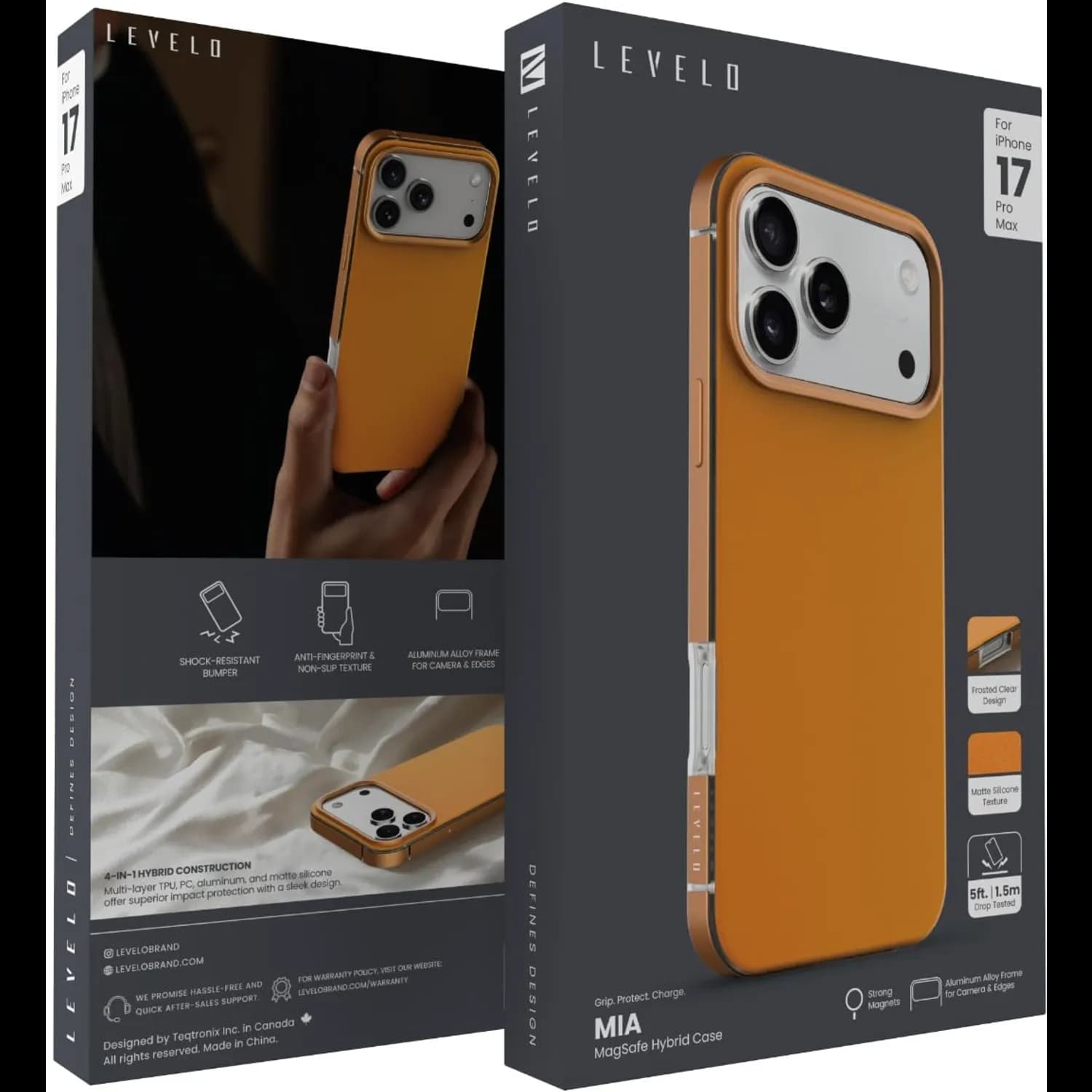 Levelo Mia Case — Orange 3
