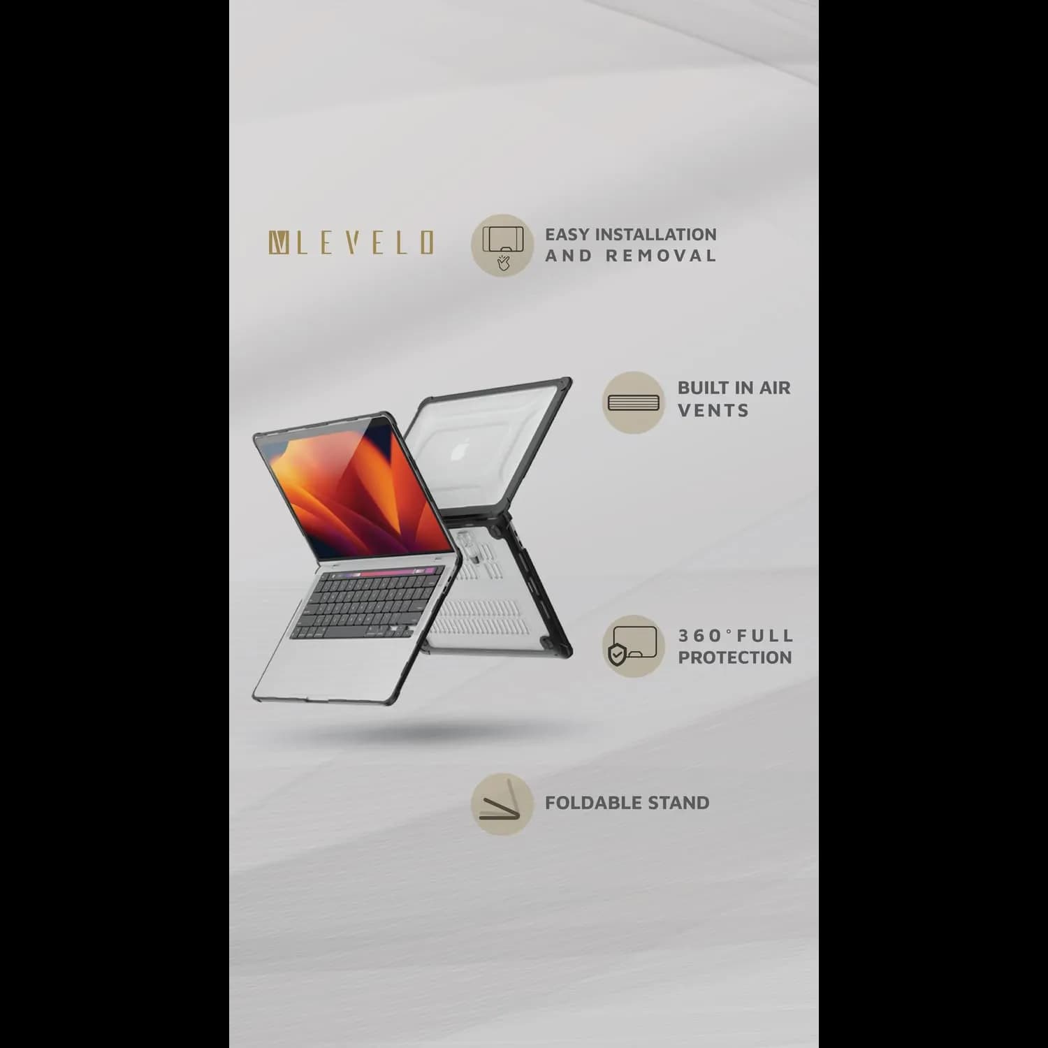Levelo Espectro MacBook Case 5