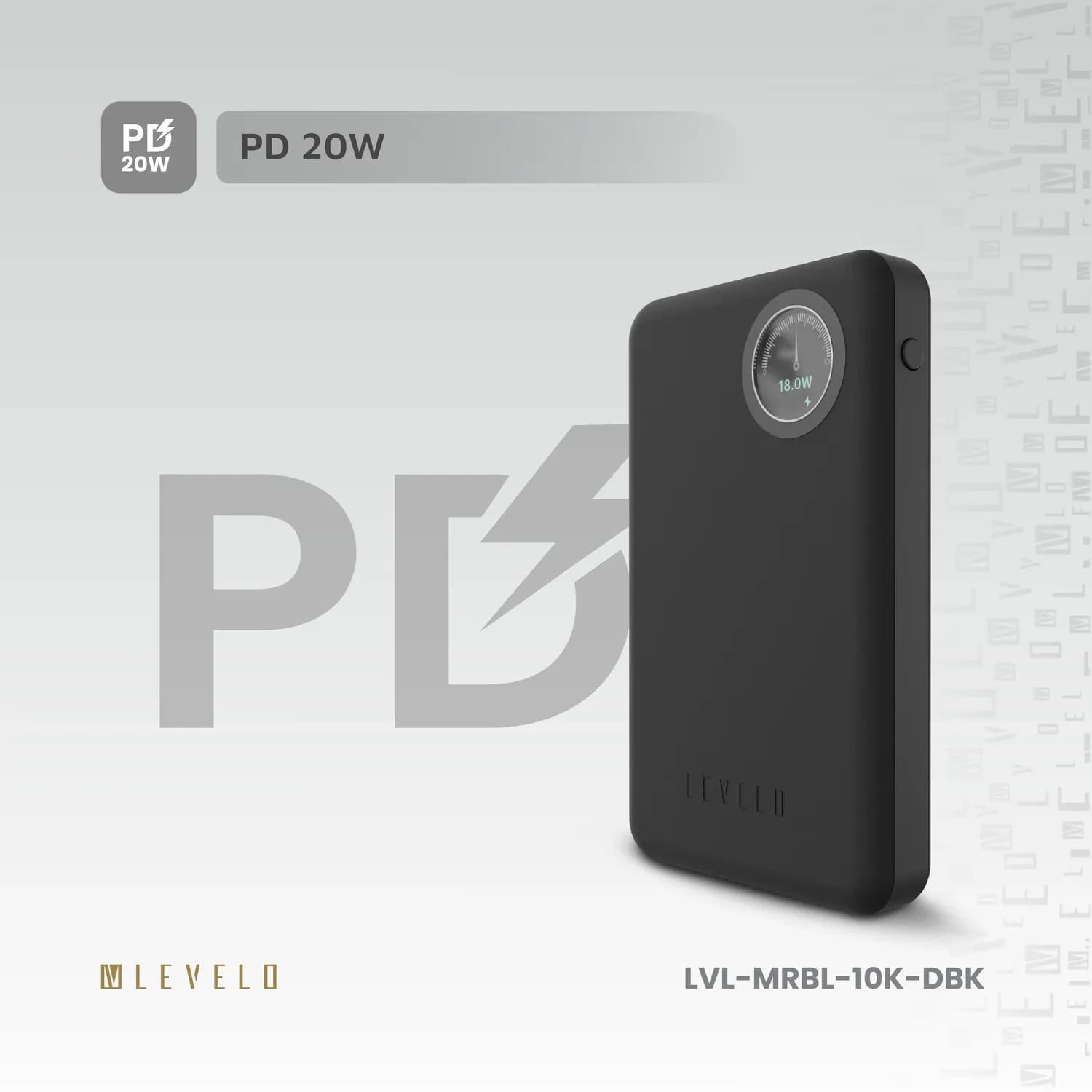 Levelo Marbella MagSafe Leather 10000mAh Powerbank 2