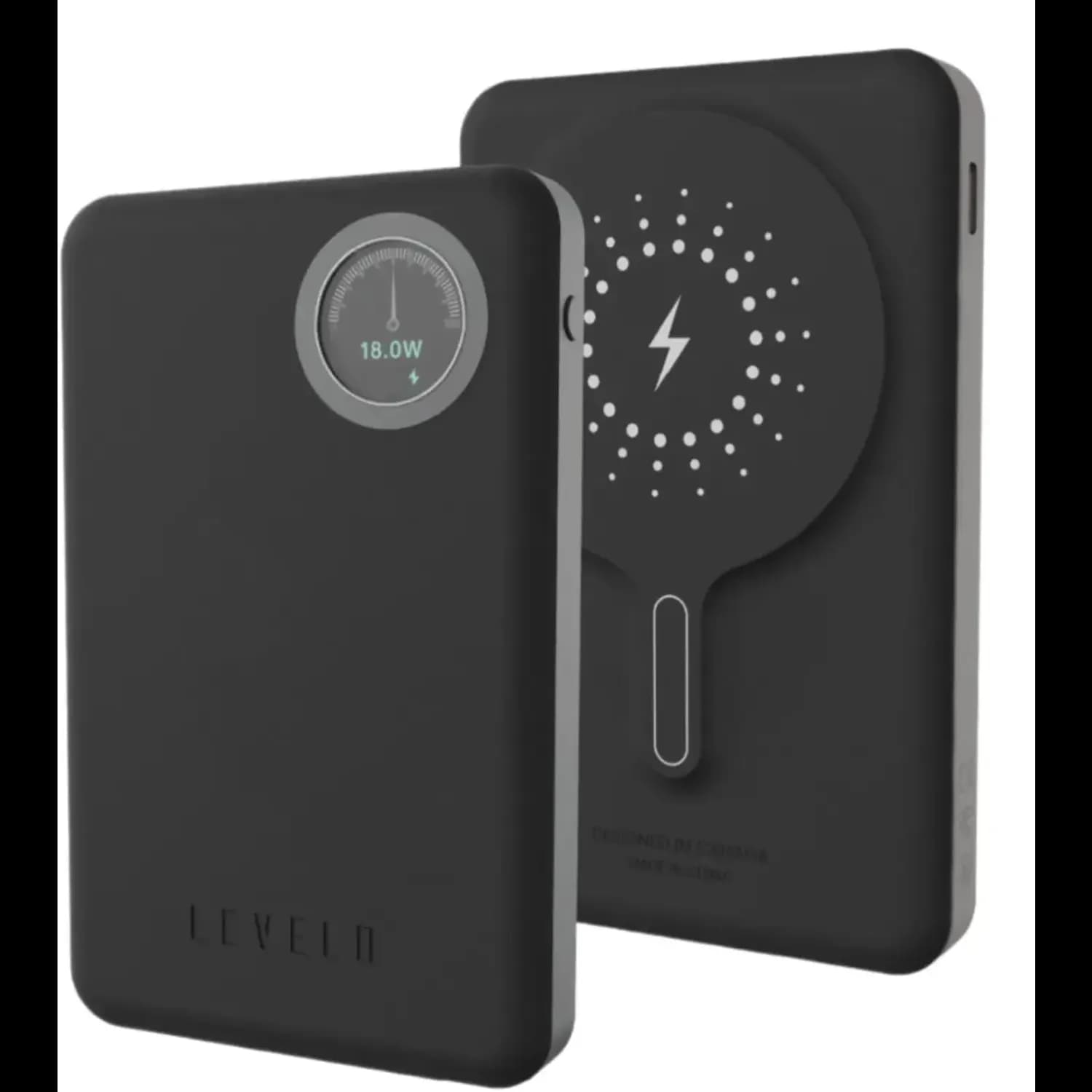 Levelo Marbella MagSafe Leather 10000mAh Powerbank 1